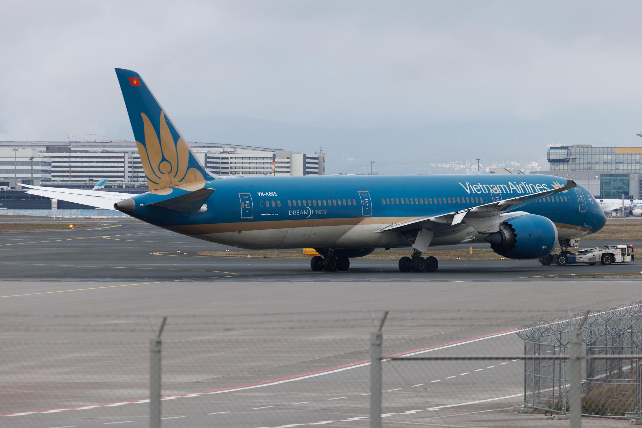 Frankfurt Airport: Vietnam Airlines (VN / HVN) | Boeing 787-9 Dreamliner B789 | VN-A871 | MSN 39290