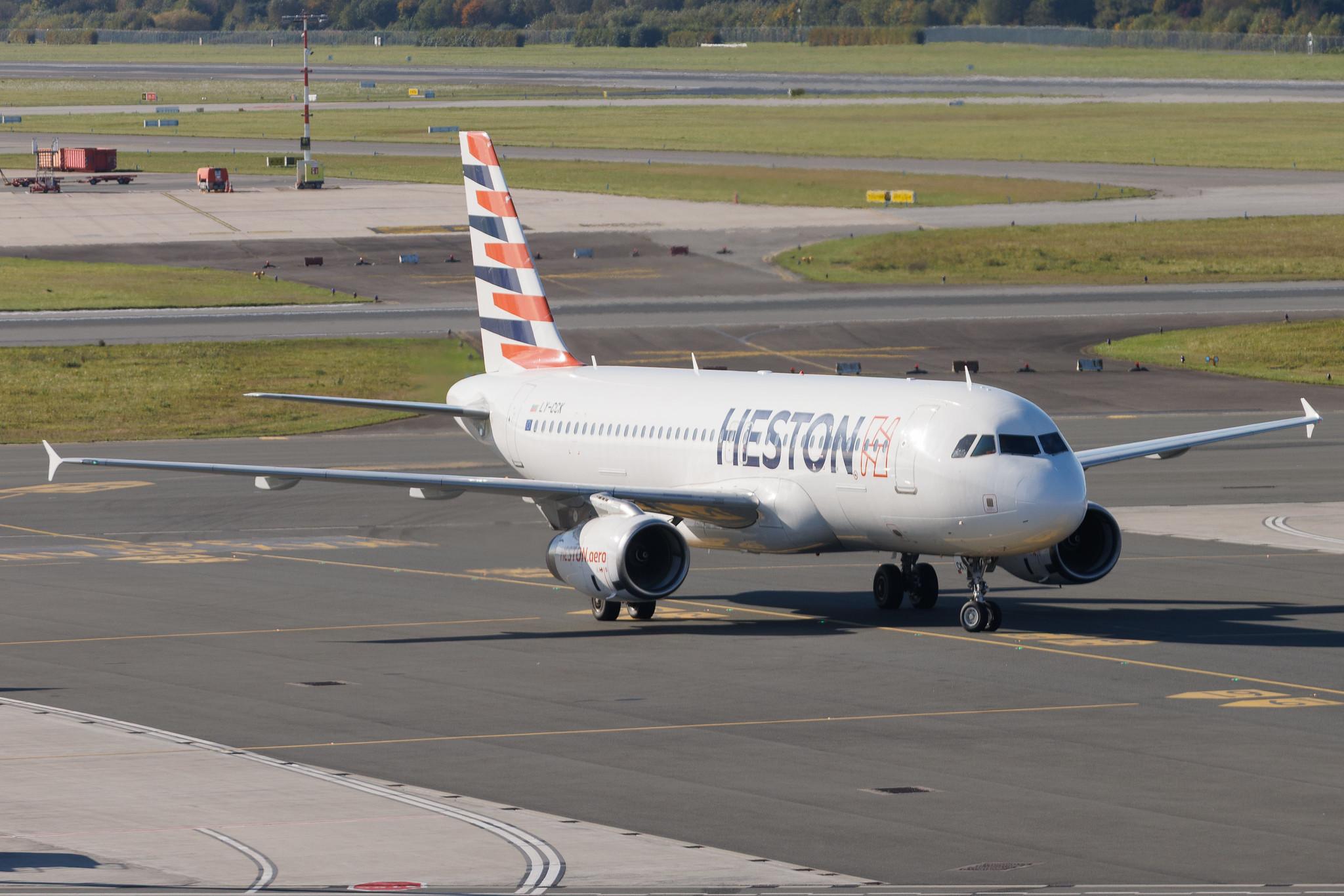 Hamburg Airport: Heston Airlines (HN / HST) | Airbus A320-232 A320 | LY-CCK | MSN 2210