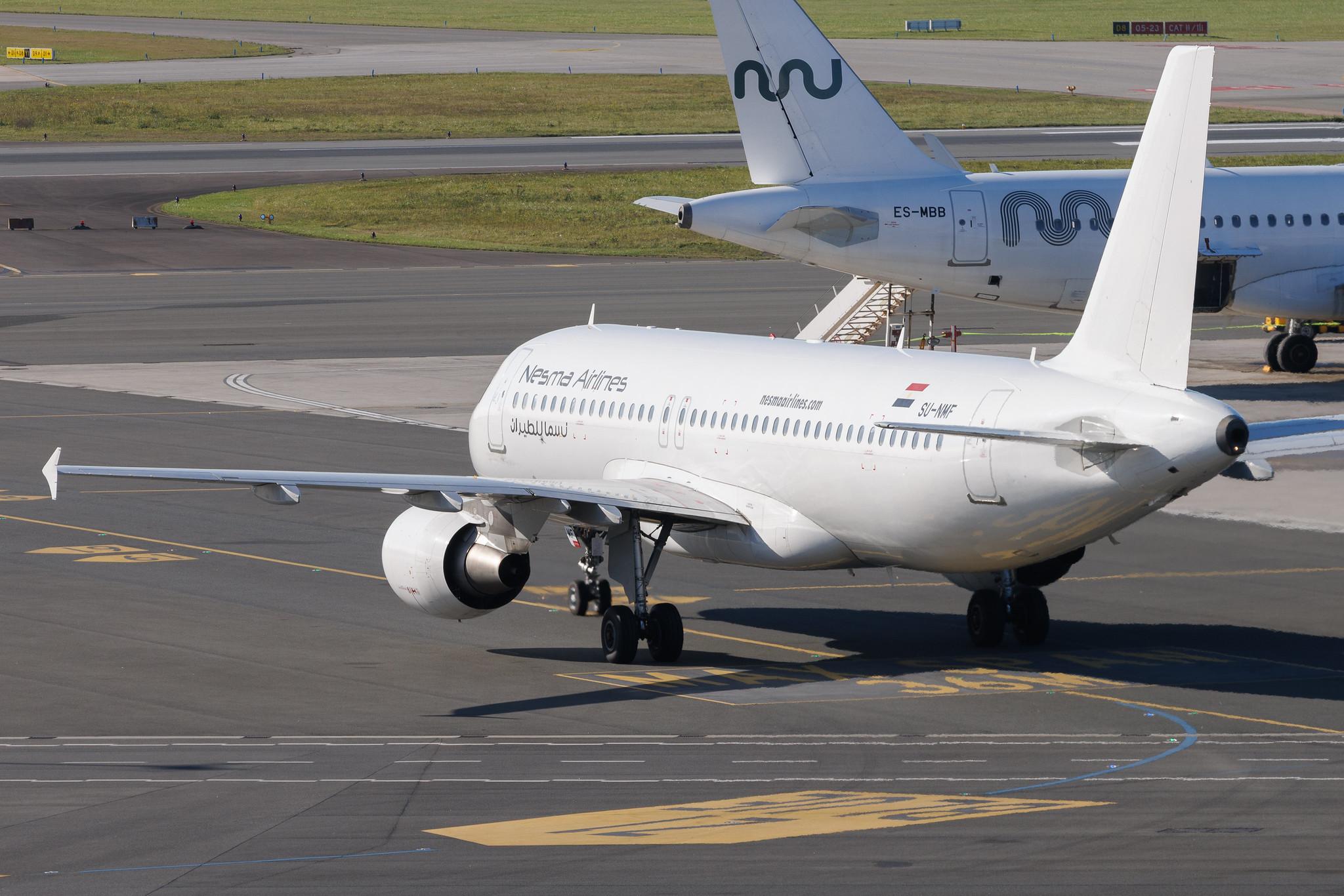 Hamburg Airport: Nesma Airlines (NE / NMA) | Airbus A320-214 A320 | SU-NMF | MSN 03135