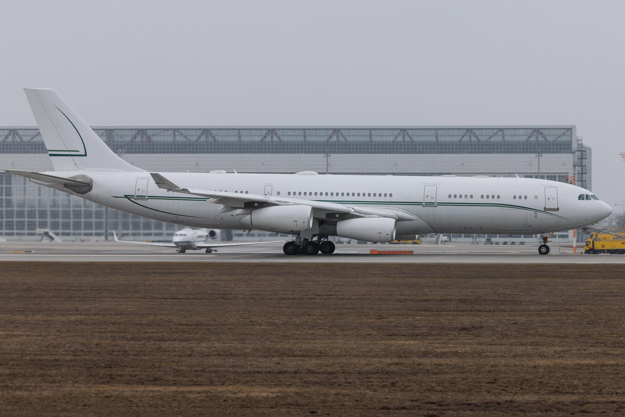 Munich Airport: Alpha Star | Airbus A340-212 A342 | HZ-SKY1 | MSN 0009