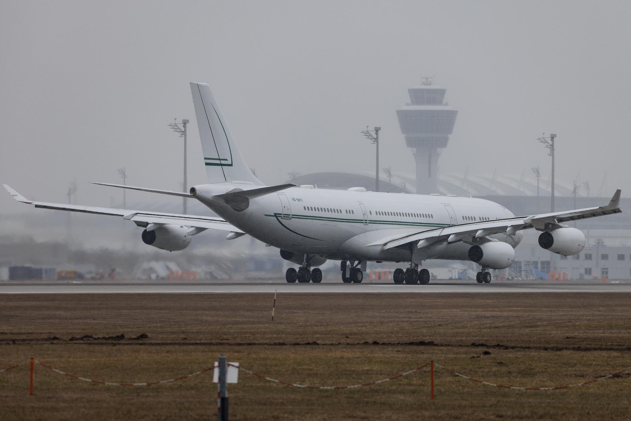Munich Airport: Alpha Star | Airbus A340-212 A342 | HZ-SKY1 | MSN 0009