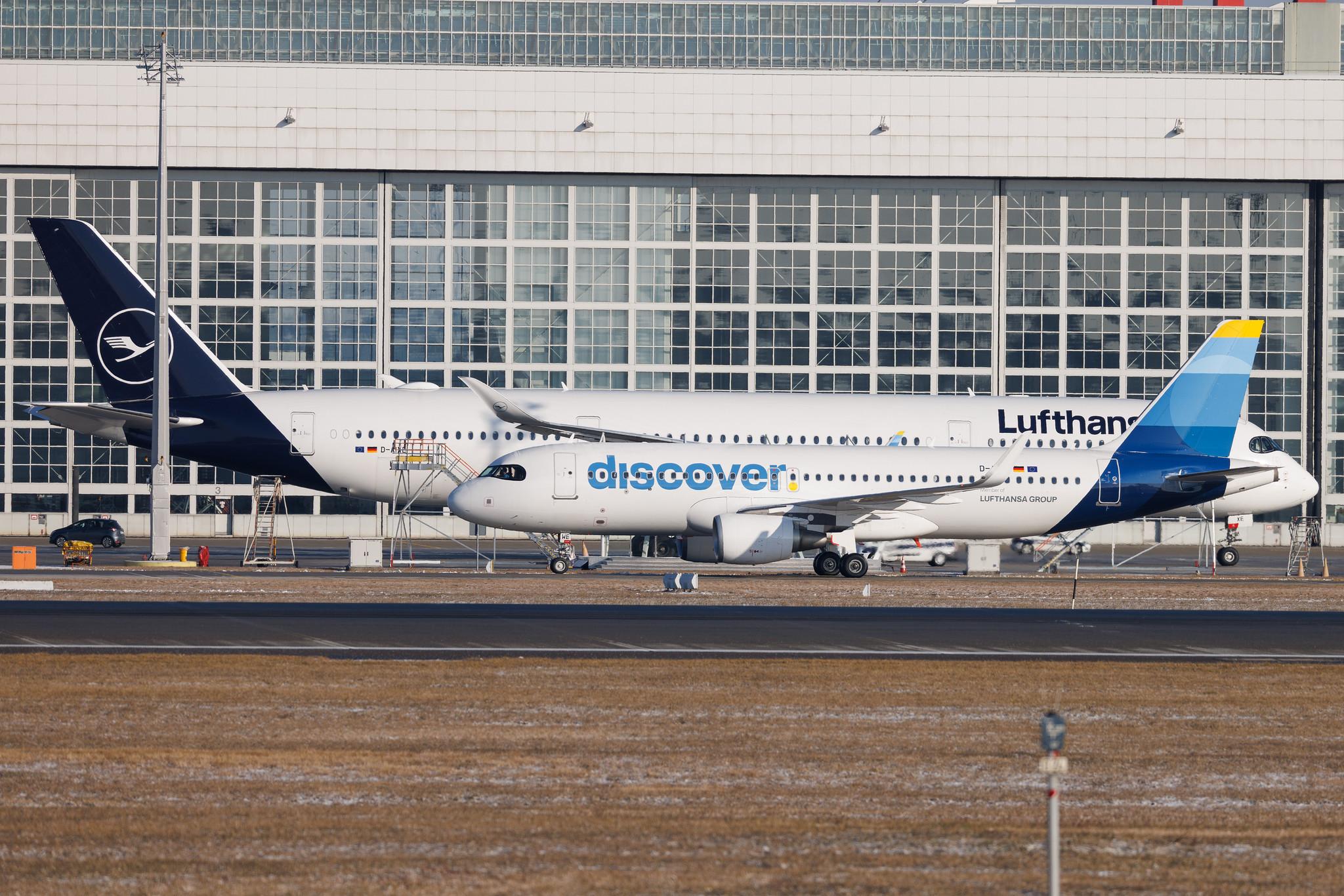 Munich Airport: Discover Airlines (4Y / OCN) | Airbus A320-214 A320 | D-AIWE | MSN 8680