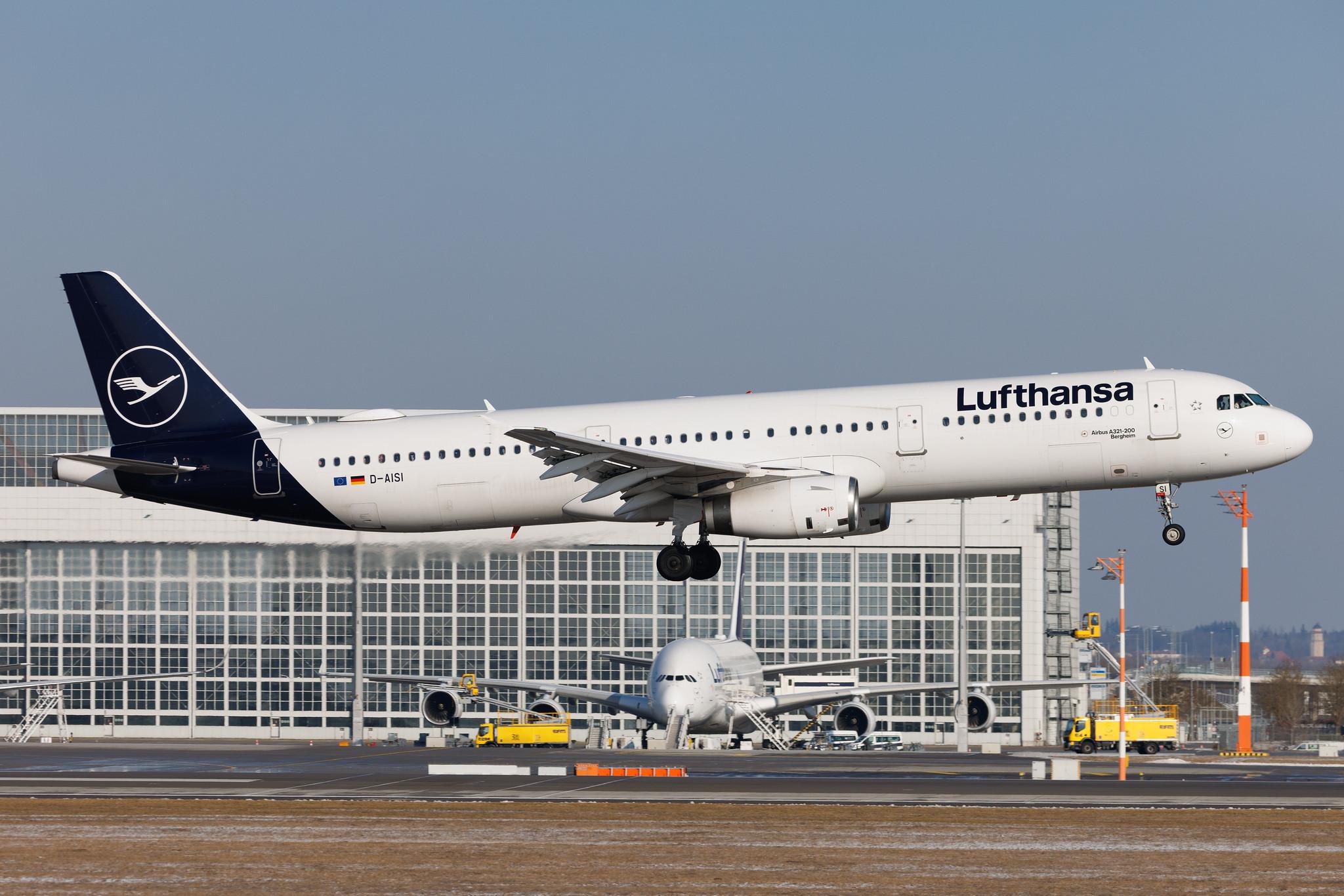 Munich Airport: Lufthansa (LH / DLH) | Airbus A321-231 A321 | D-AISI | MSN 3339