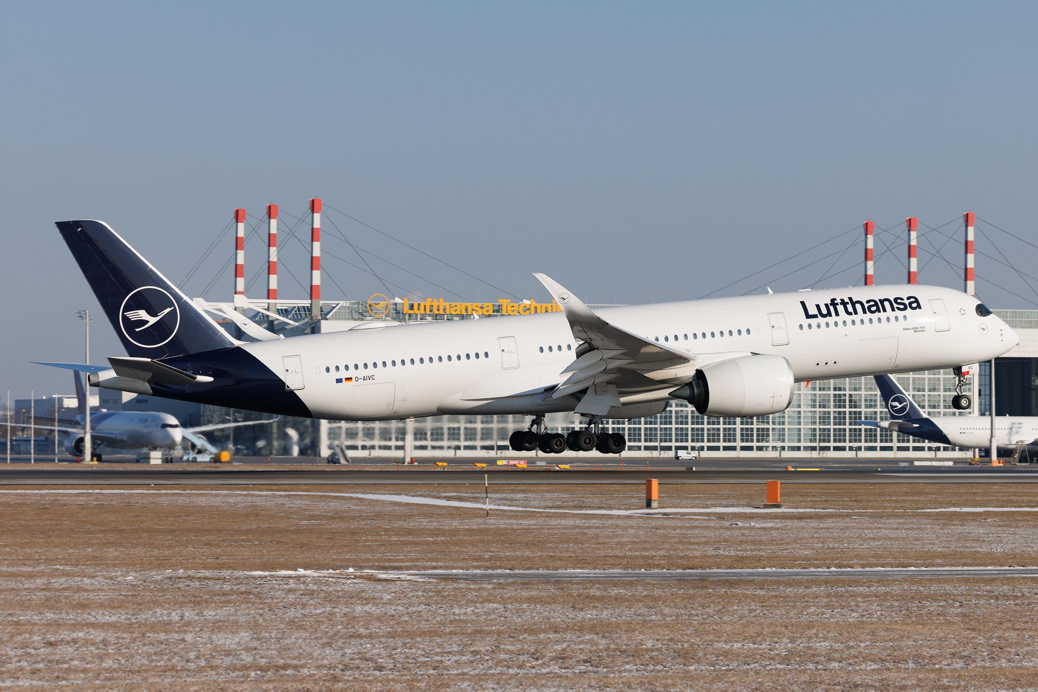 Munich Airport: Lufthansa (LH / DLH) | Airbus A350-941 A359 | D-AIVC | MSN 243