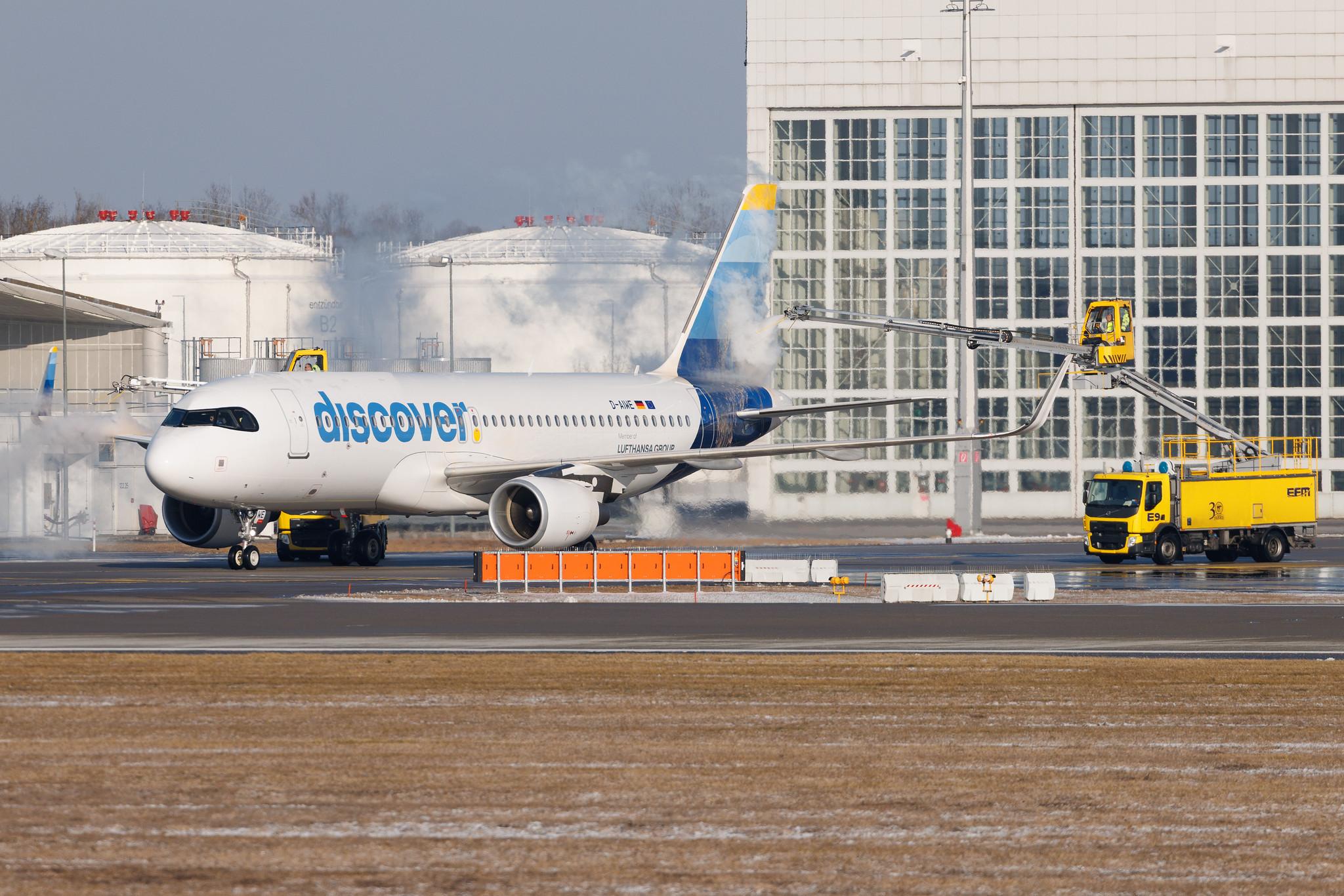 Munich Airport: Discover Airlines (4Y / OCN) | Airbus A320-214 A320 | D-AIWE | MSN 8680