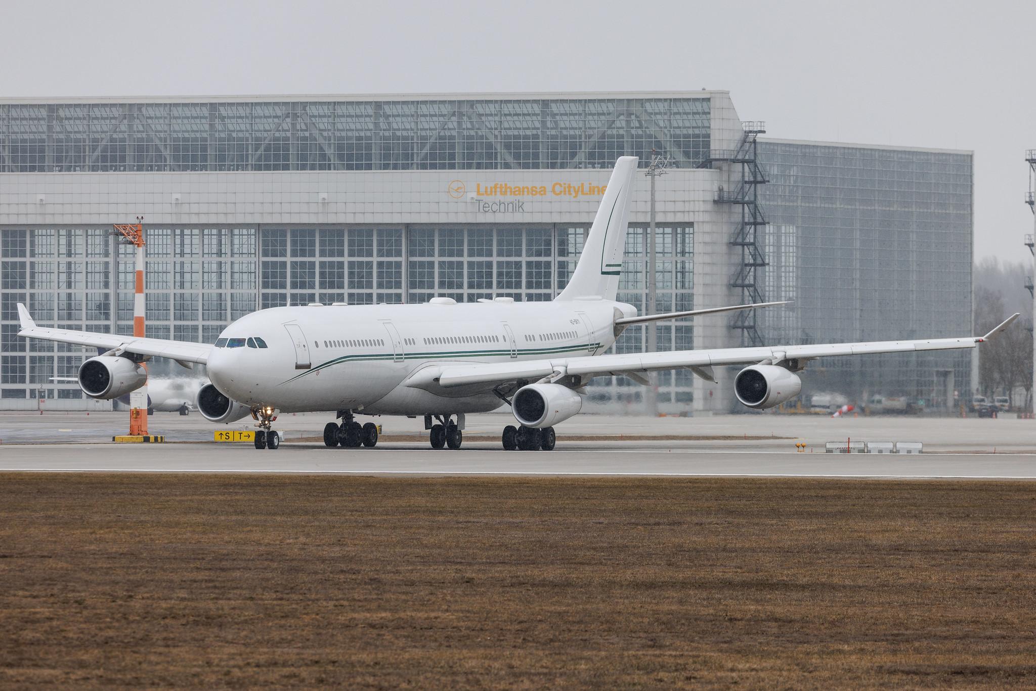 Munich Airport: Alpha Star | Airbus A340-212 A342 | HZ-SKY1 | MSN 0009