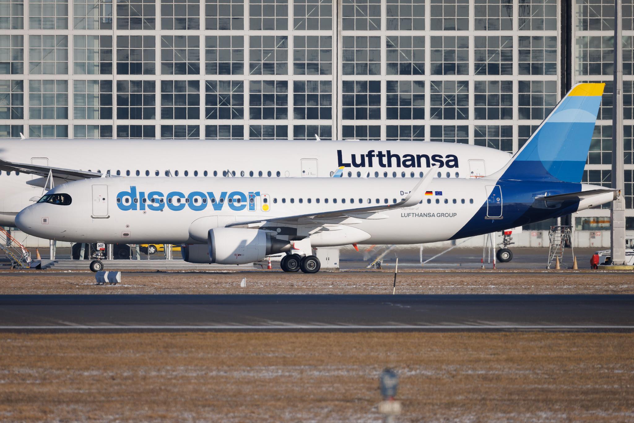Munich Airport: Discover Airlines (4Y / OCN) | Airbus A320-214 A320 | D-AIWE | MSN 8680