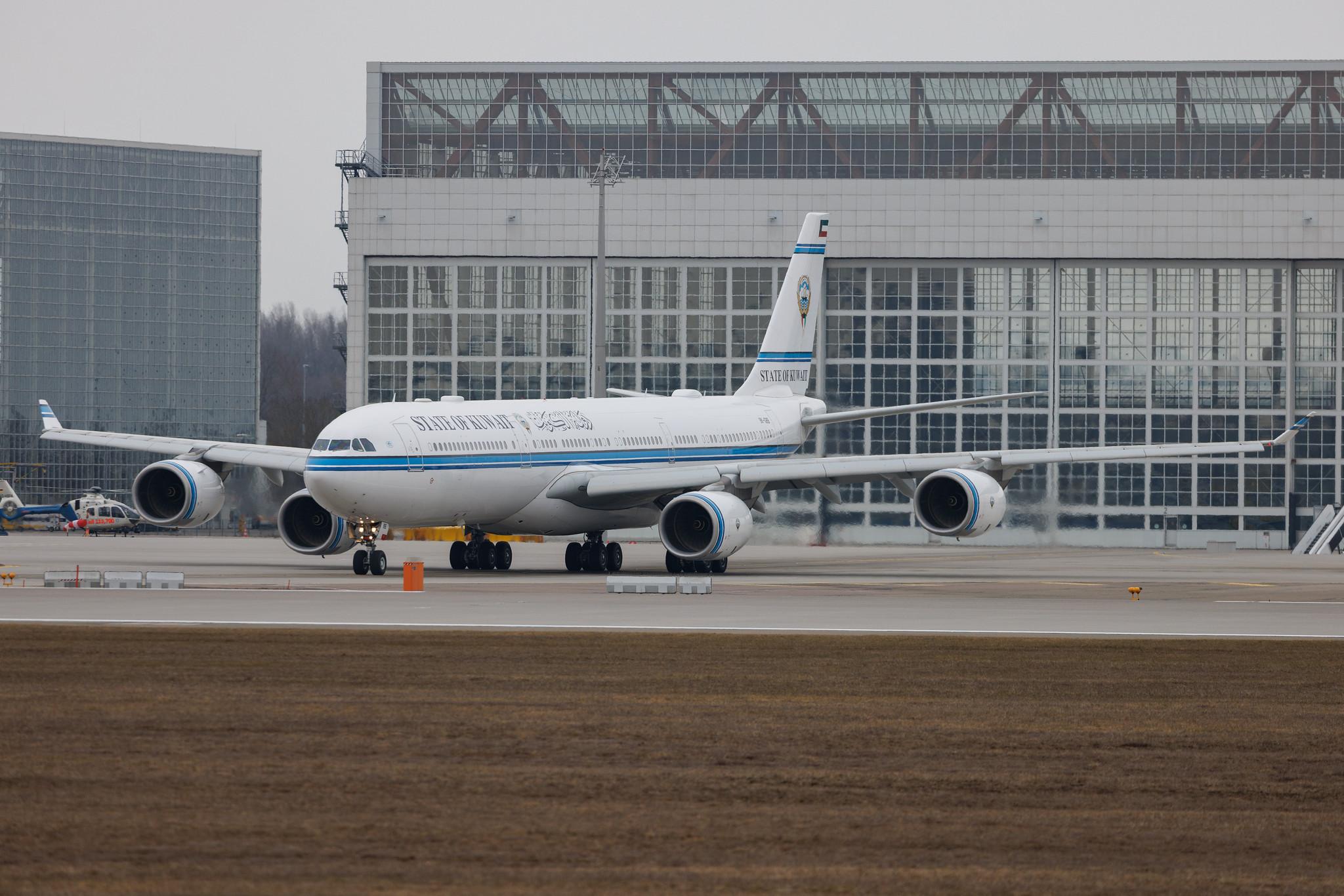 Munich Airport: Kuwait - Government (KUG) | Airbus A340-541 A345 | 9K-GBB | MSN 1102