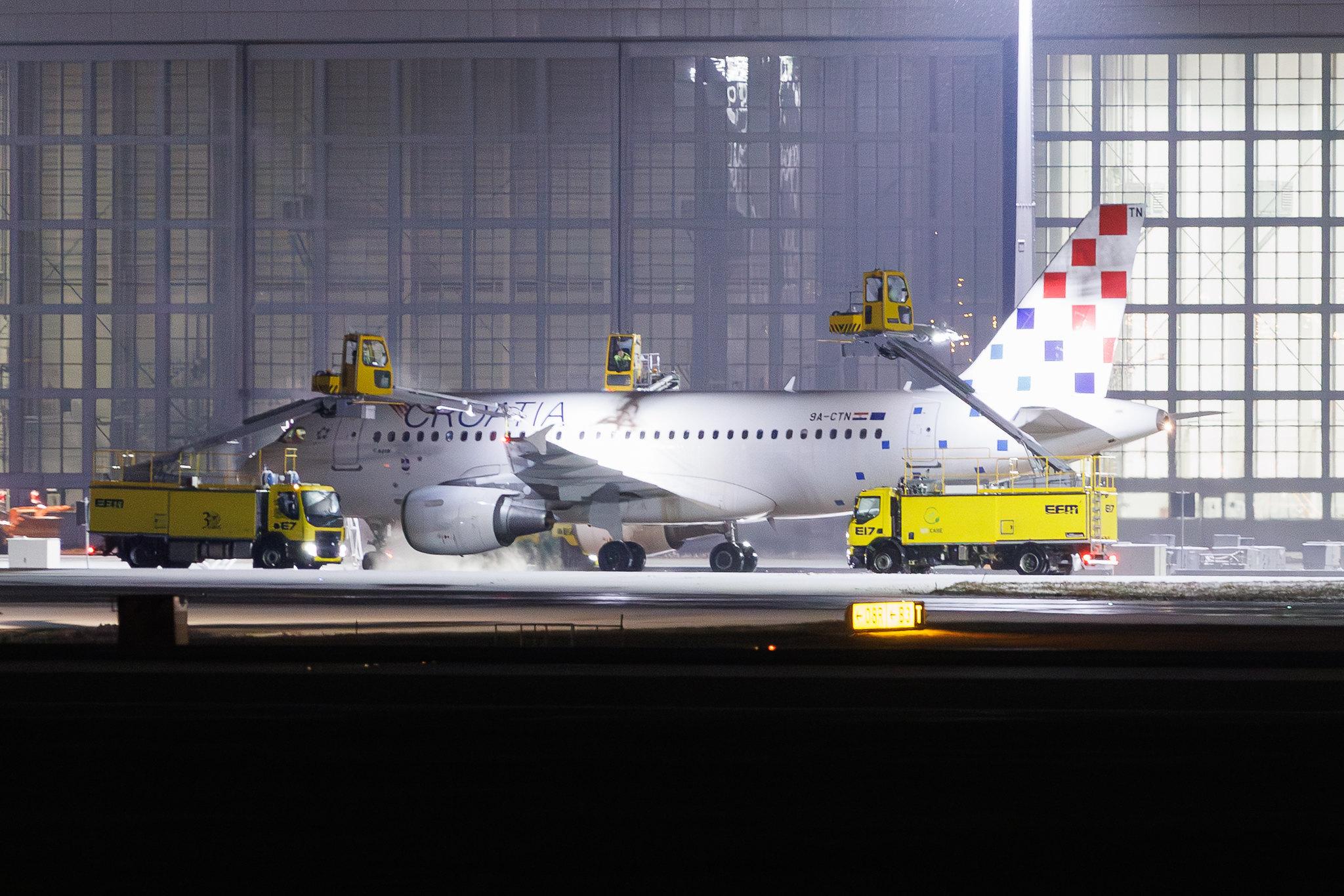 Munich Airport: Croatia Airlines (OU / CTN) | Airbus A319-112 A319 | 9A-CTN | MSN 5085