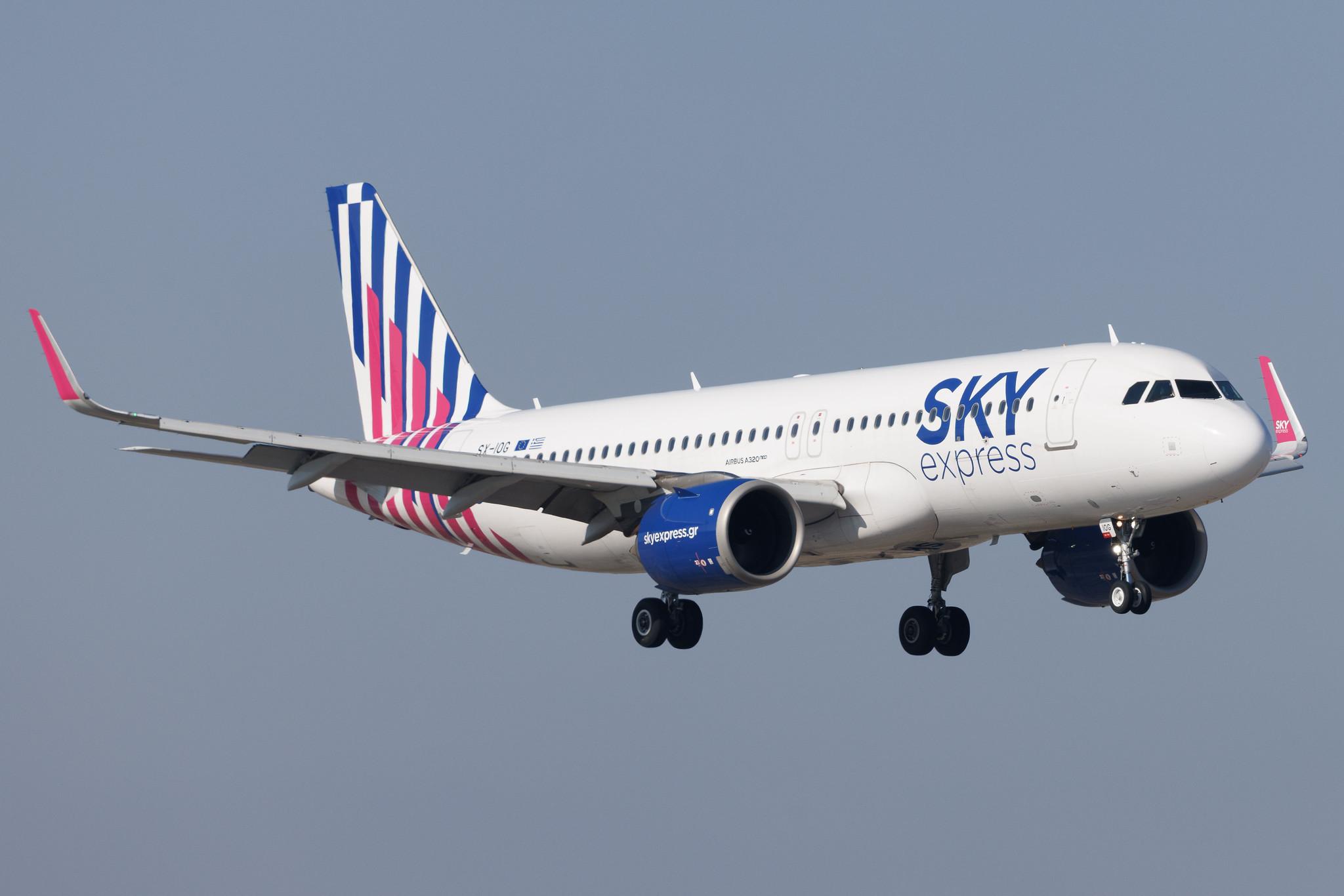Munich Airport: Sky Express (GQ / SEH) | Airbus A320-251N A20N | SX-IOG | MSN 10083