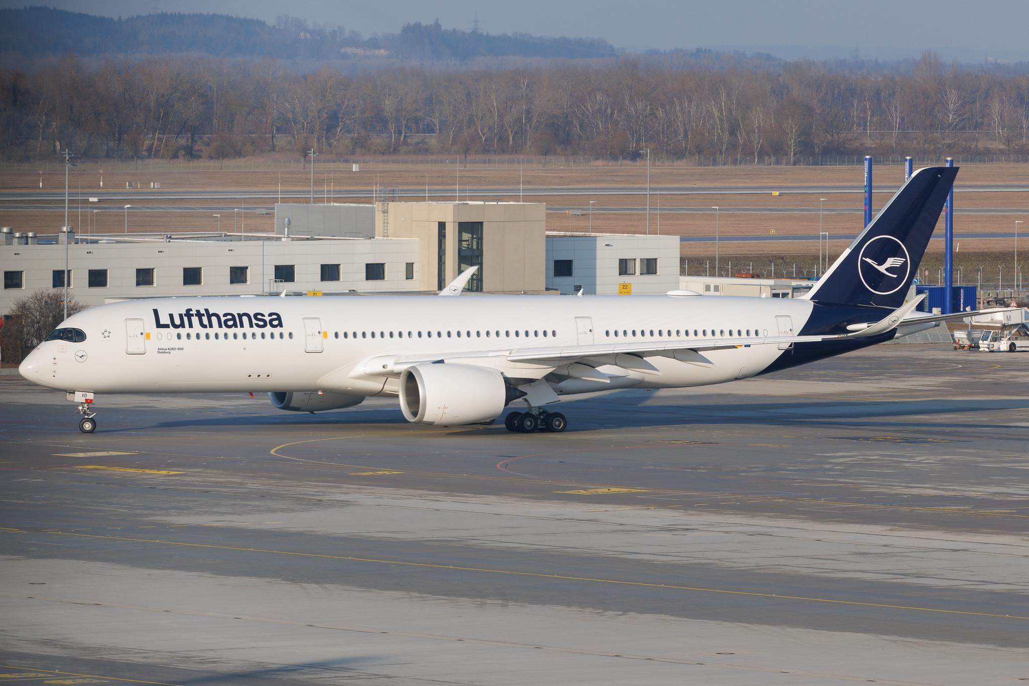 Munich Airport: Lufthansa (LH / DLH) | Airbus A350-941 A359 | D-AIVD | MSN 280