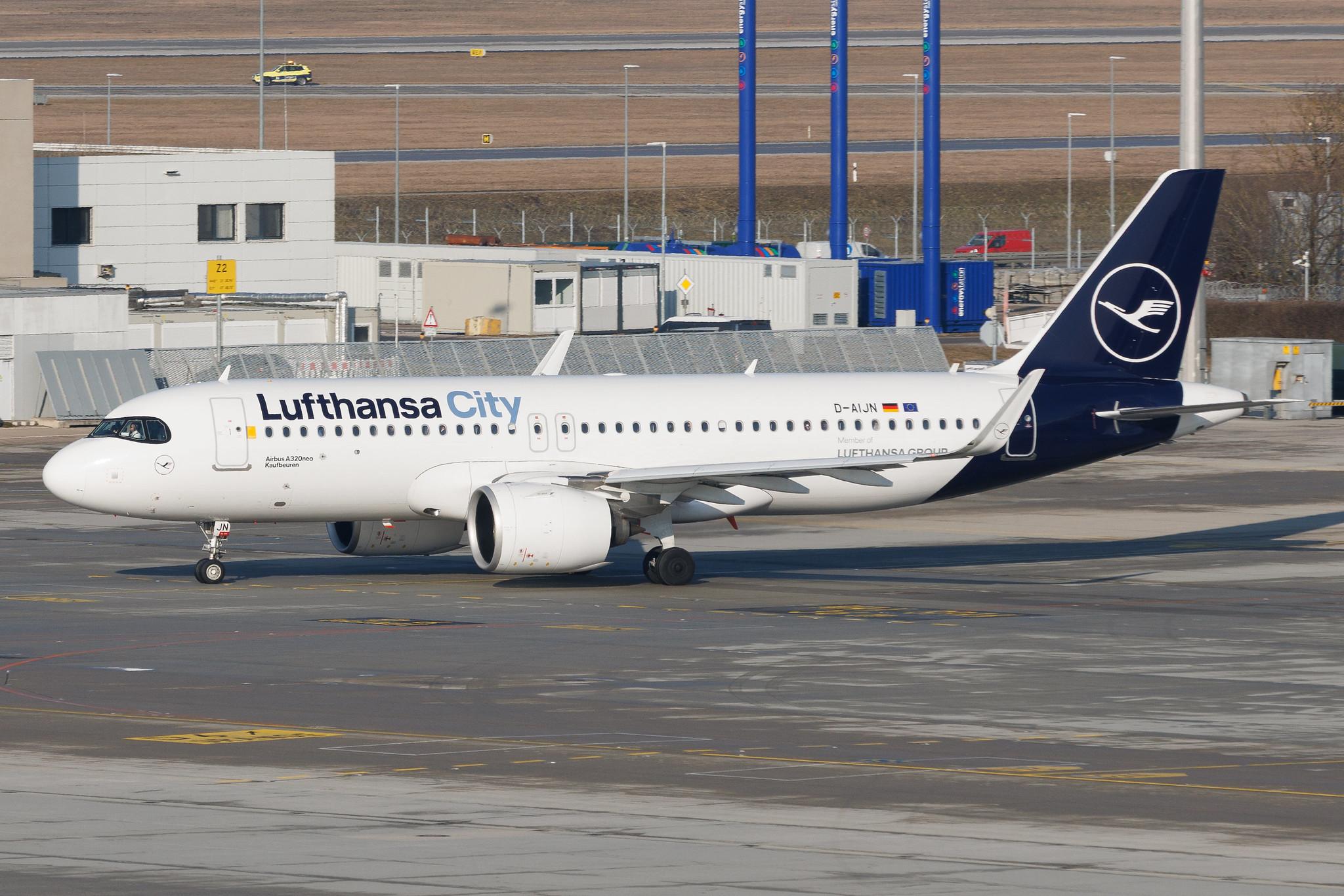 Munich Airport: Lufthansa City (VL / LHX) | Airbus A320-271N A20N | D-AIJN | MSN 11672