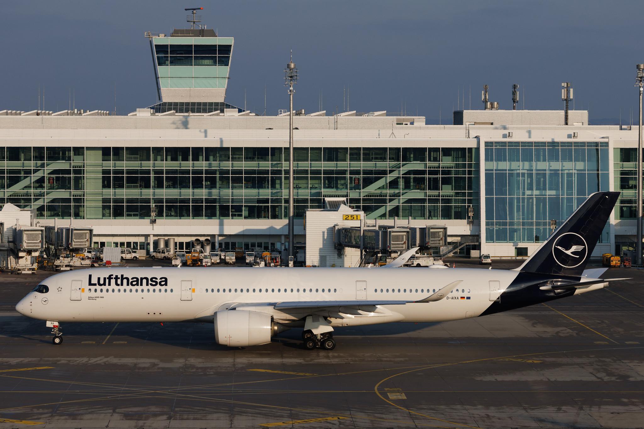 Munich Airport: Lufthansa (LH / DLH) | Airbus A350-941 A359 | D-AIXA | MSN 074