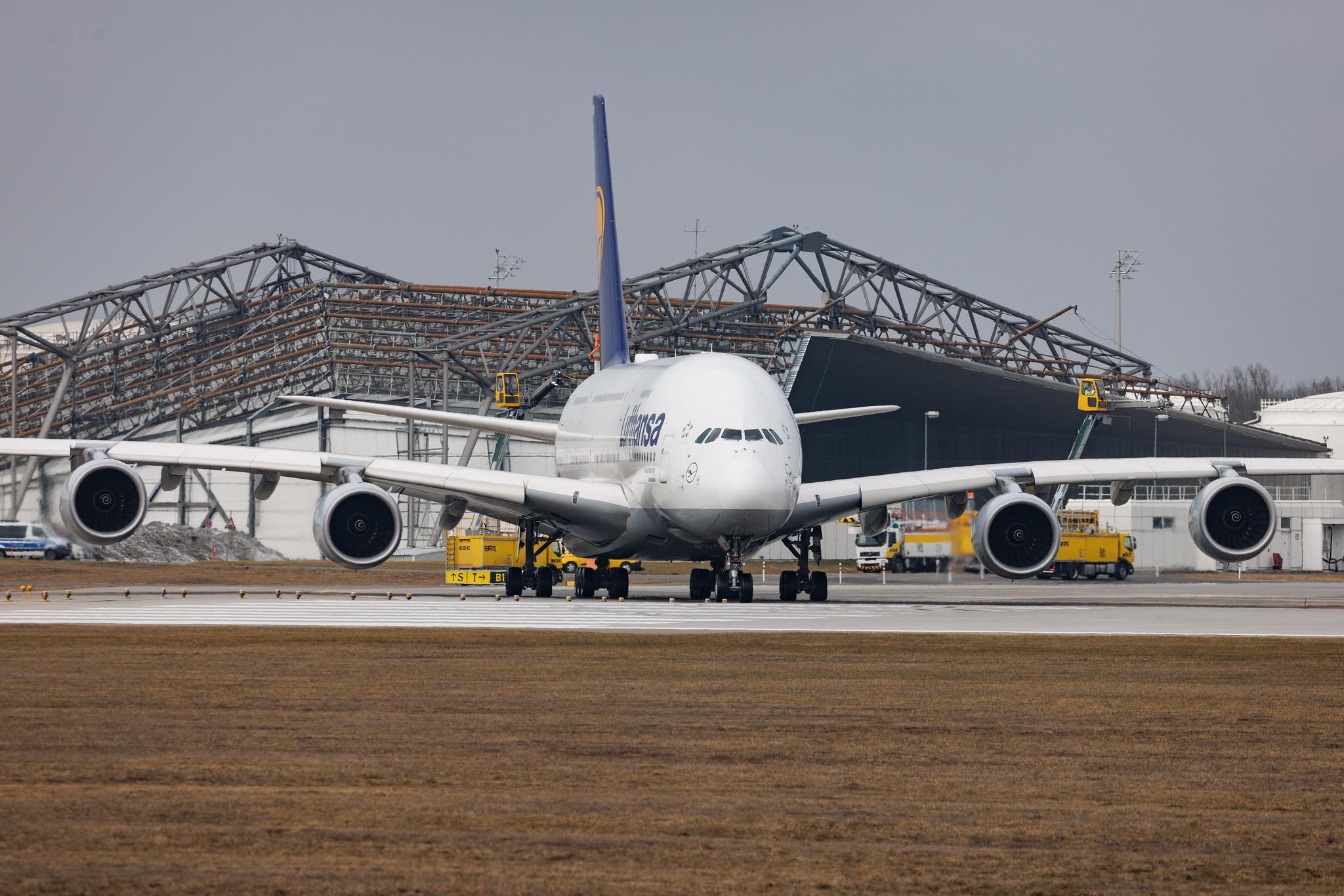 Munich Airport: Lufthansa (LH / DLH) | Airbus A380-841 A388 | D-AIMN | MSN 177