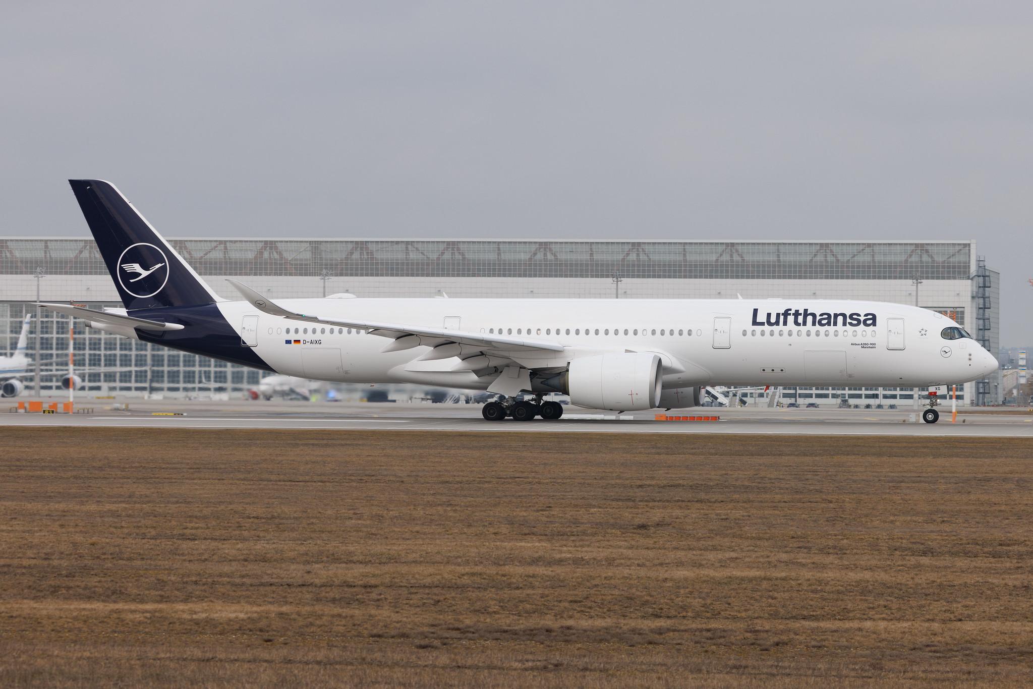 Munich Airport: Lufthansa (LH / DLH) | Airbus A350-941 A359 | D-AIXG | MSN 174