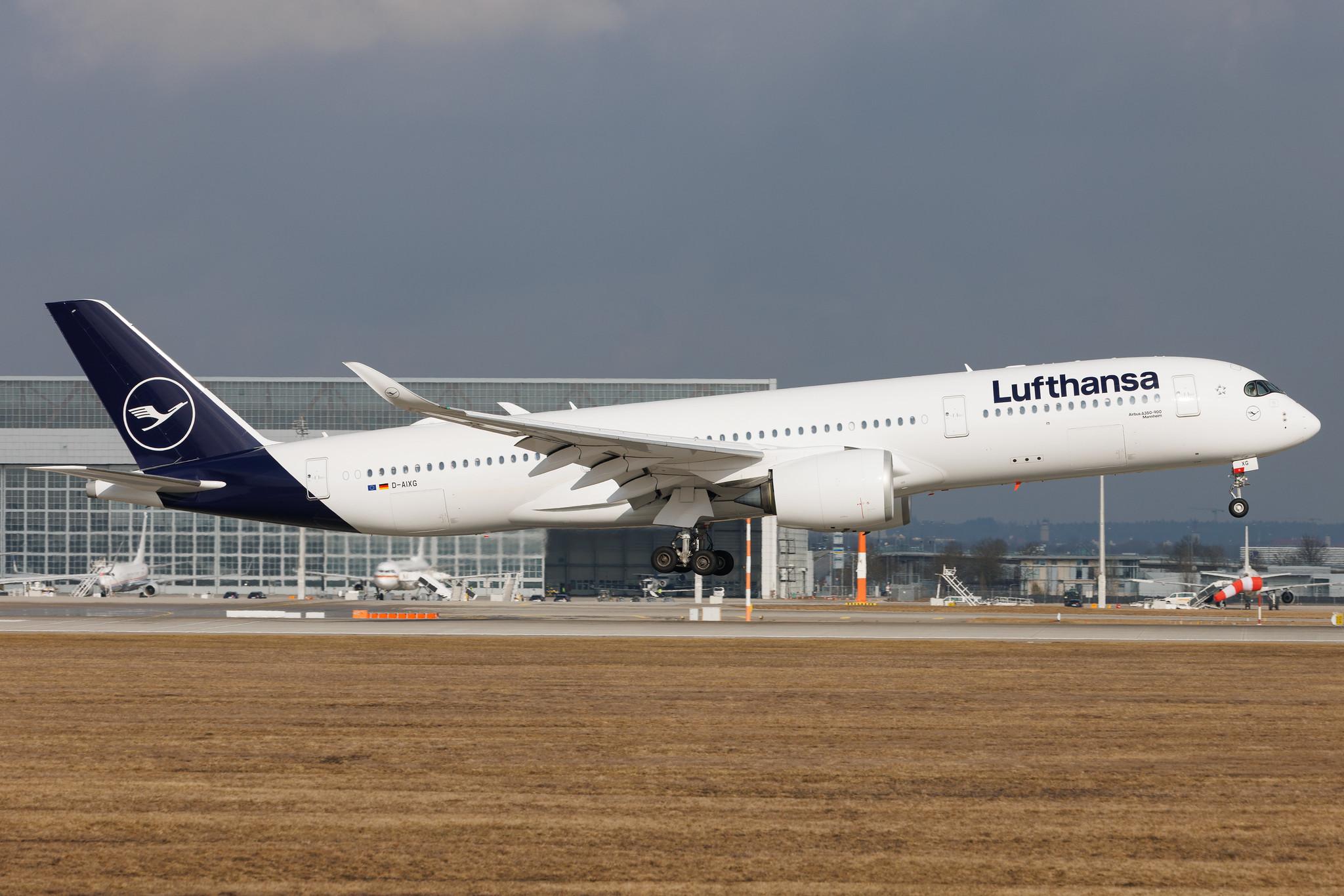 Munich Airport: Lufthansa (LH / DLH) | Airbus A350-941 A359 | D-AIXG | MSN 174