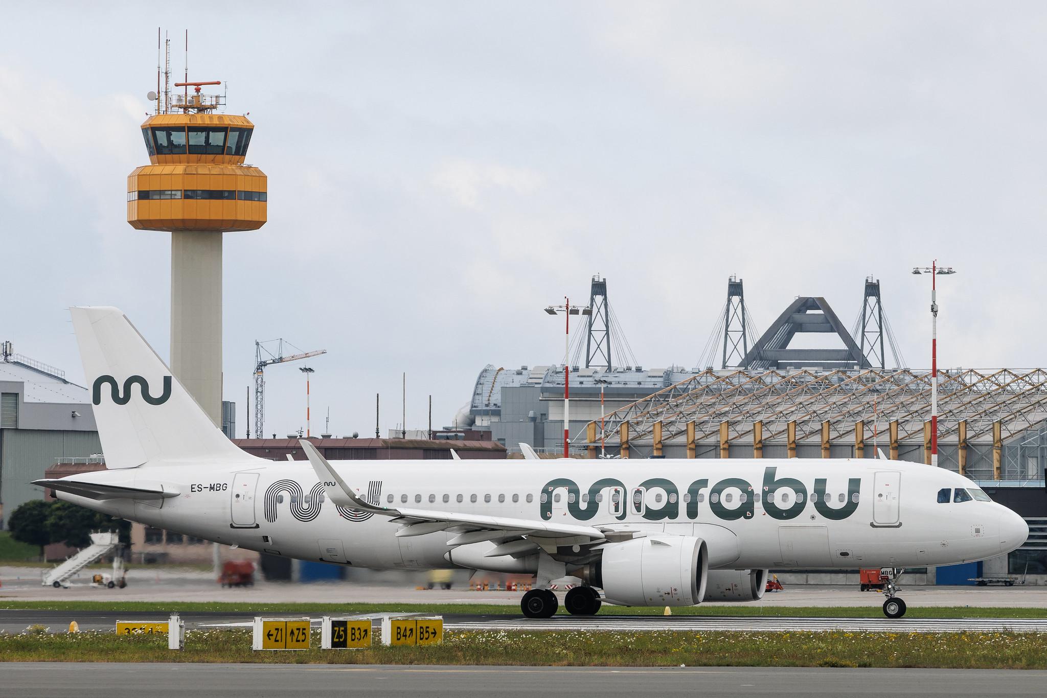 Hamburg Airport: Marabu (DI / MBU) | Airbus A320-271N A20N | ES-MBG | MSN 08426
