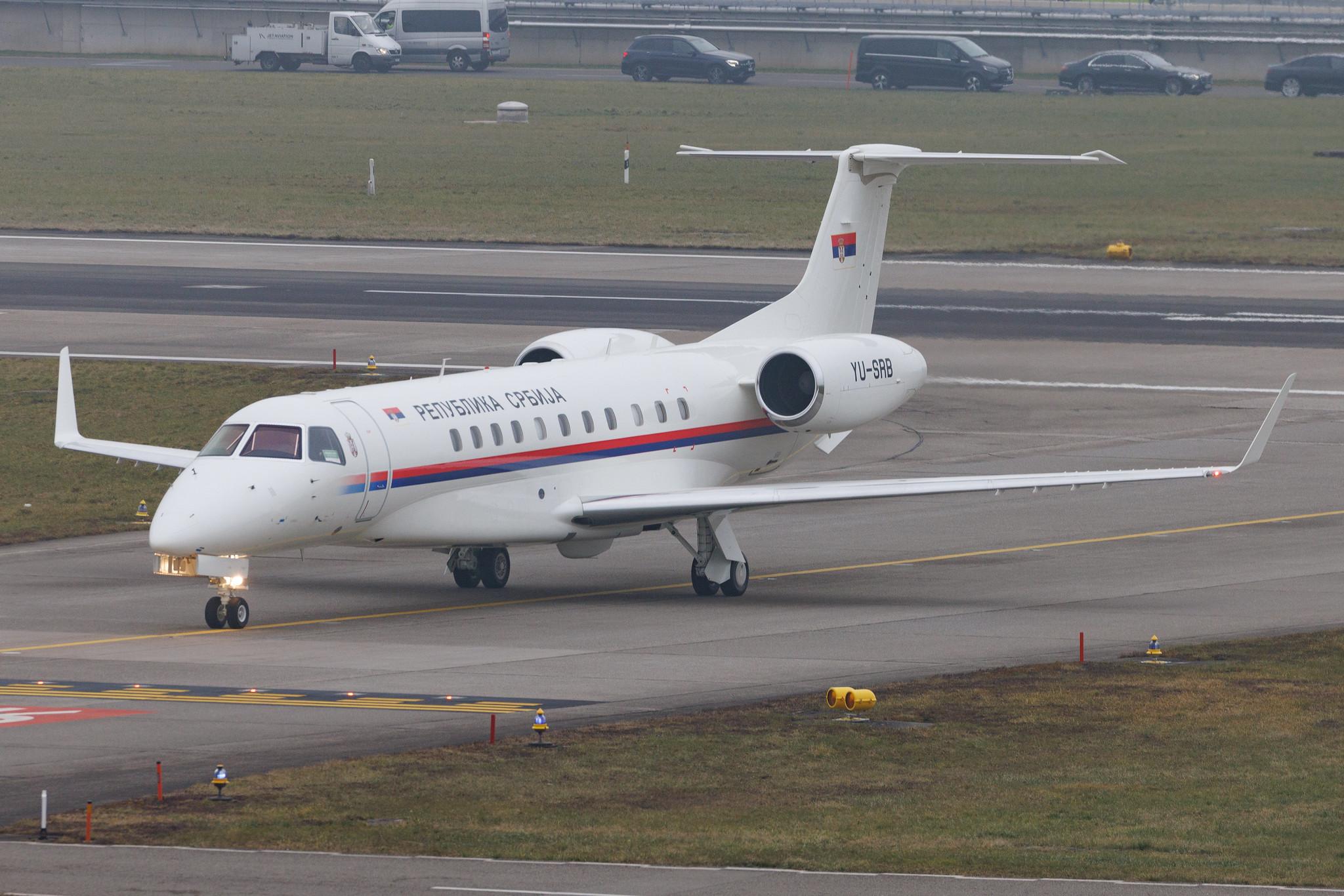 Flughafen Zürich: Serbia - Government | Embraer Legacy 600 E35L | YU-SRB | MSN 14501006
