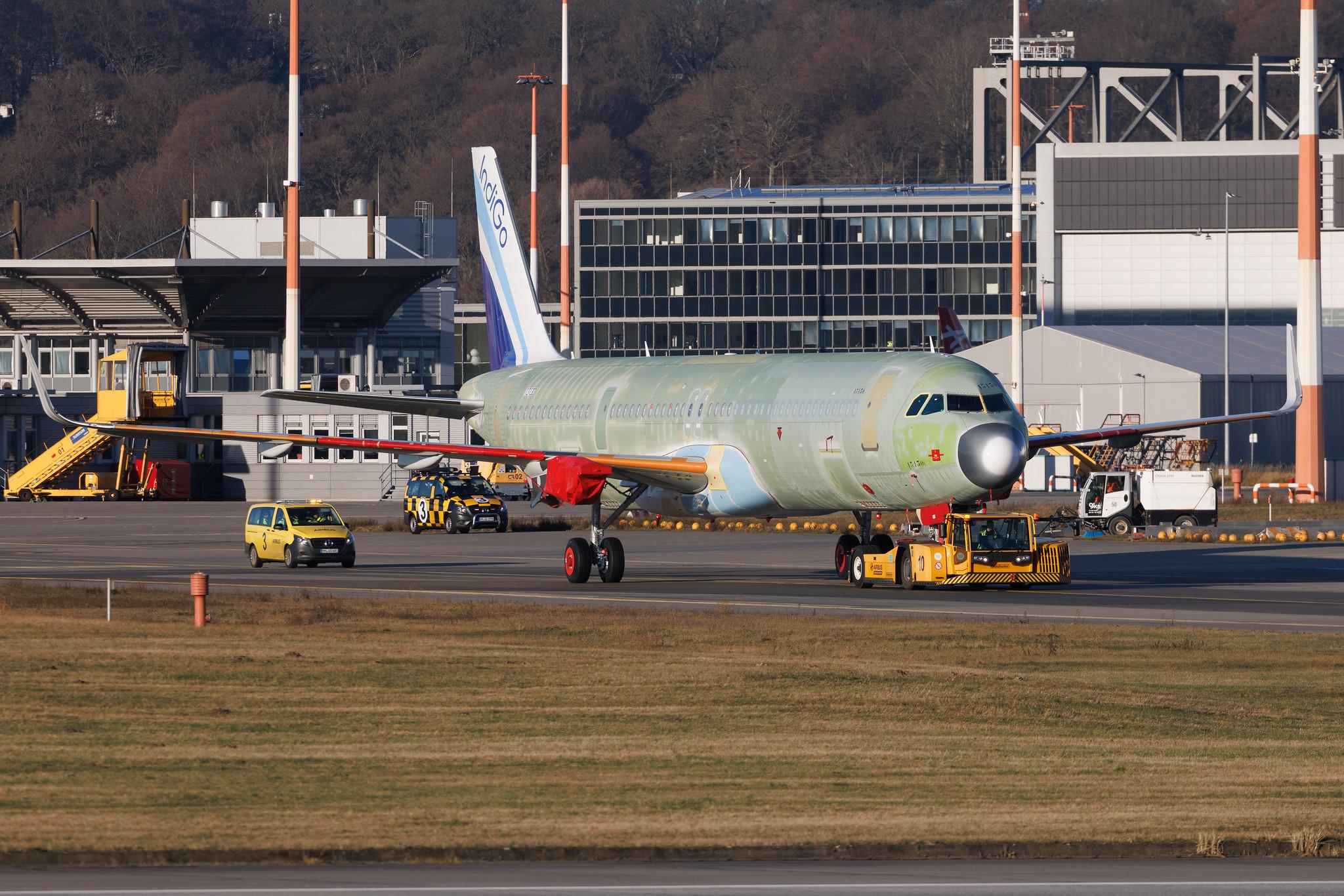 Hamburg Finkenwerder: IndiGo (6E / IGO) | Airbus A321-251NX A21N | D-AZYR | MSN 13130