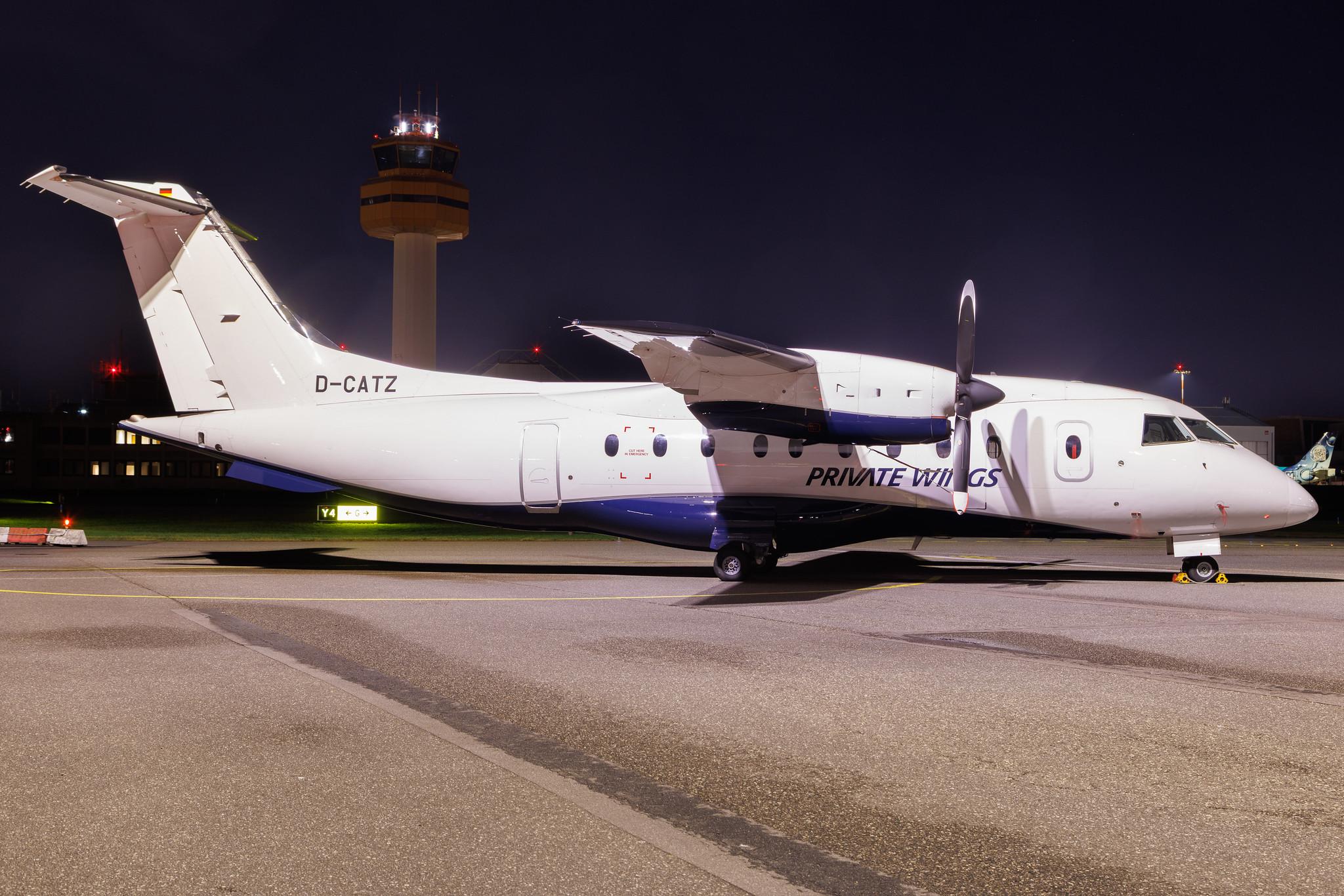 Hamburg Airport: Private Wings (8W / PWF) | Dornier 328-110 D328 | D-CATZ | MSN 3090