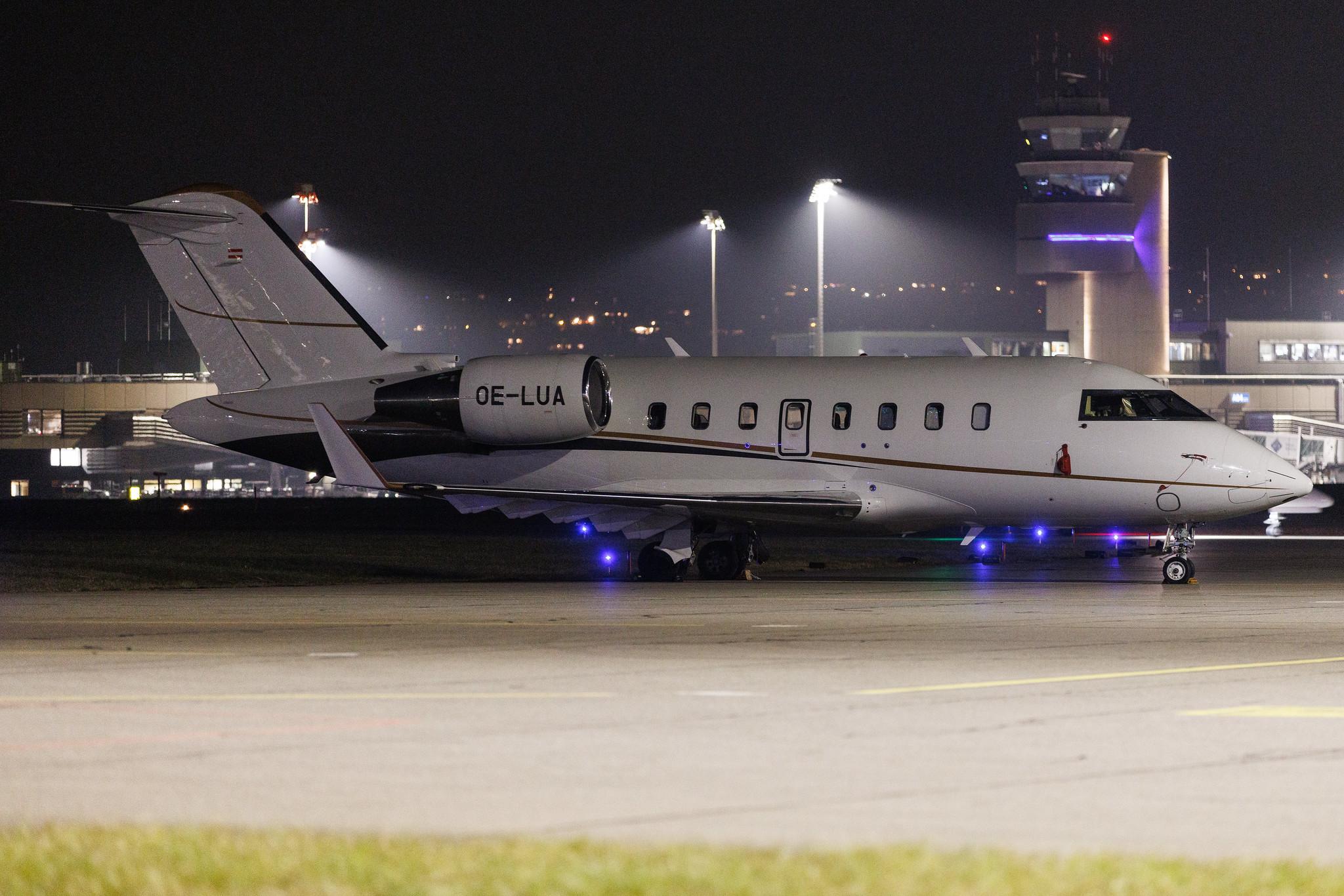 Flughafen Zürich: Premium Jet | Bombardier Challenger 650 CL60 | OE-LUA | MSN 6139