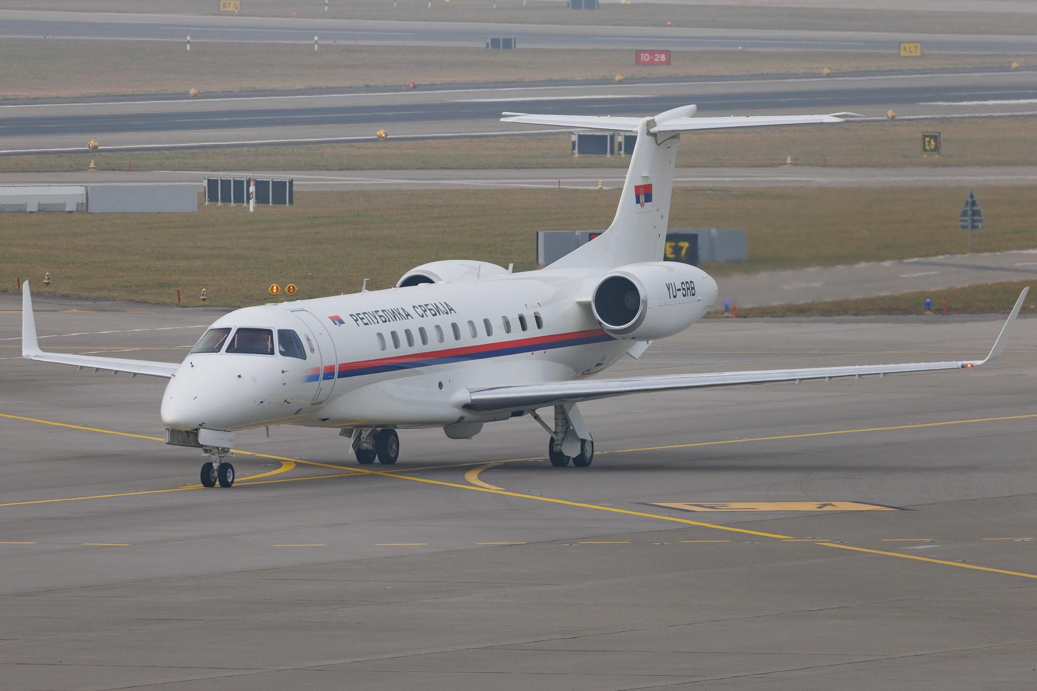 Flughafen Zürich: Serbia - Government | Embraer Legacy 600 E35L | YU-SRB | MSN 14501006