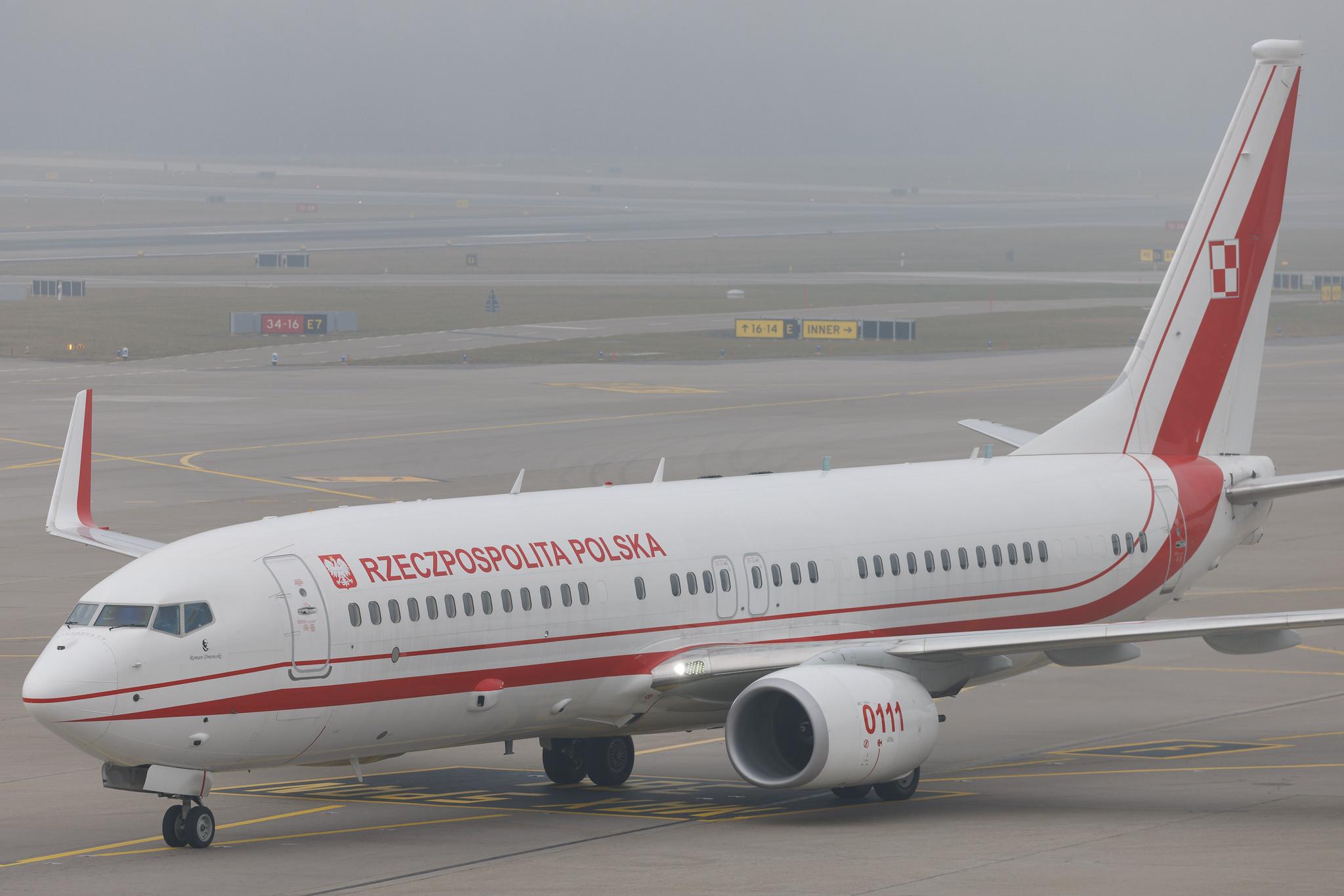 Flughafen Zürich: Polish Government | Boeing 737-8TV(WL) BBJ2 B738 | 0111 | MSN 64927 / 7152