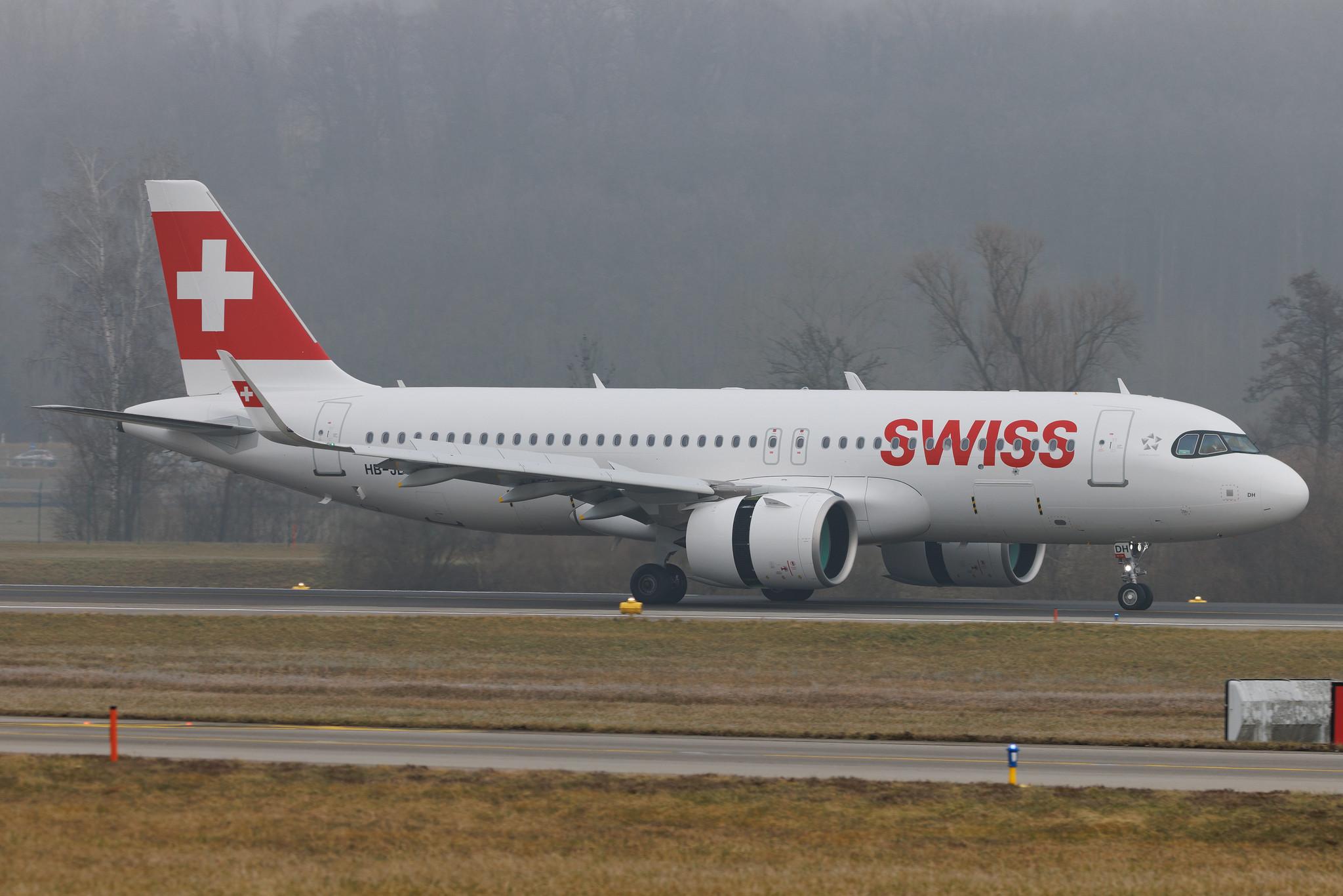 Flughafen Zürich: Swiss (LX / SWR) |  Airbus A320-271N A20N | HB-JDH | MSN 12338