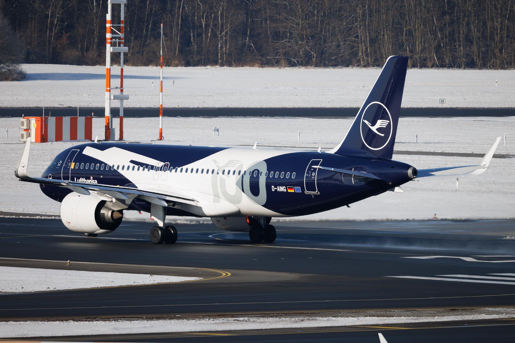 Hamburg Airport: Lufthansa (LH / DLH) | Livery: 100th Anniversary Livery | Airbus A320-271N A20N | D-AING | MSN 7588
