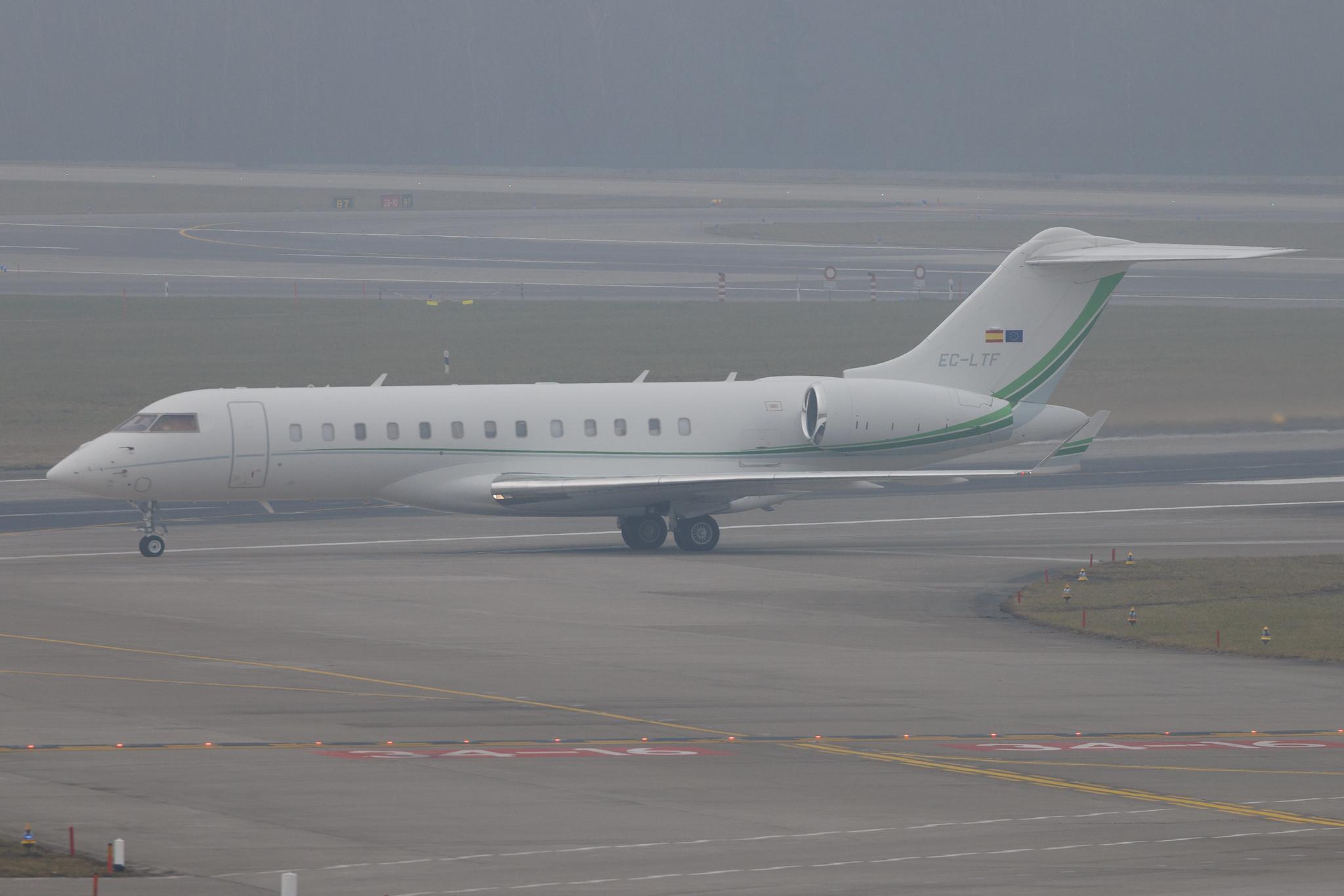 Flughafen Zürich: Gestair | Bombardier Global 6000 GLEX | EC-LTF | MSN 9464