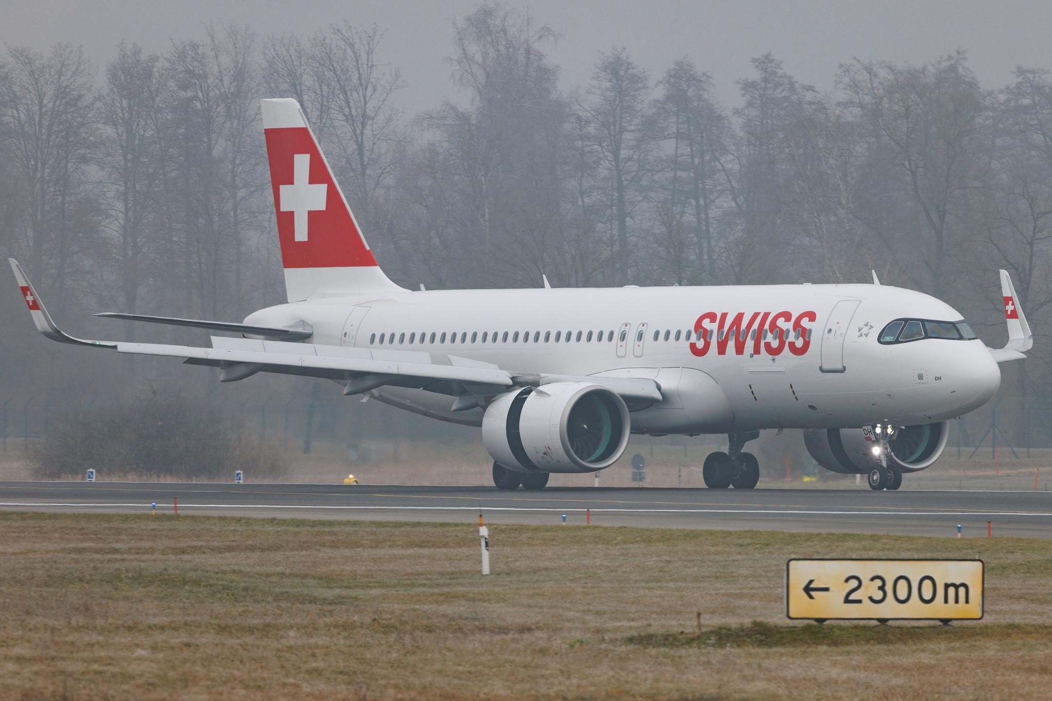 Flughafen Zürich: Swiss (LX / SWR) |  Airbus A320-271N A20N | HB-JDH | MSN 12338