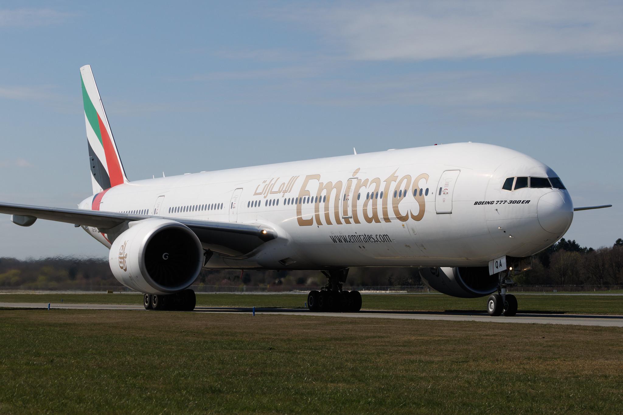 Hamburg Airport: Emirates (EK / UAE) | Boeing 777-31H(ER) B77W | A6-EQA | MSN 42346