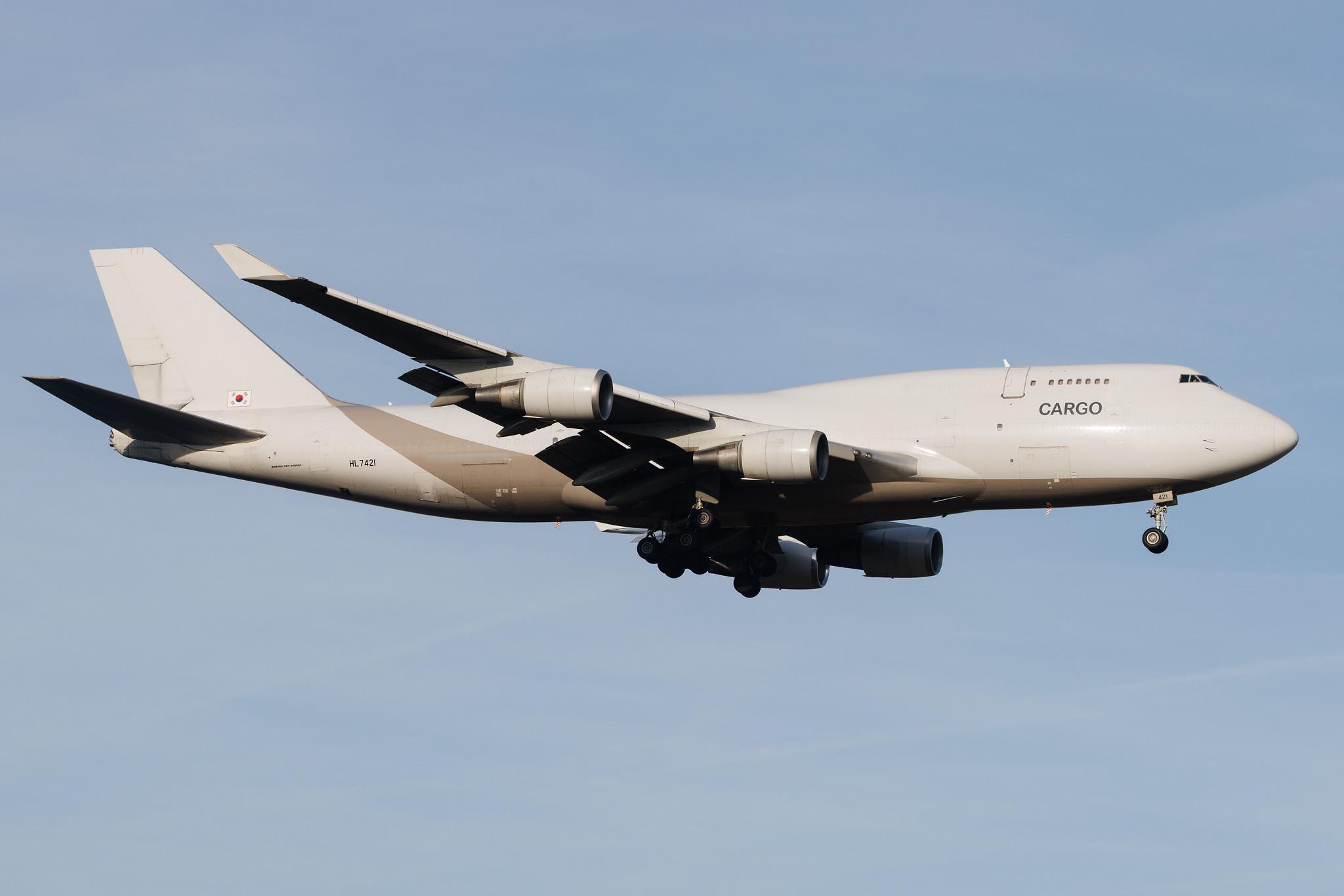 Frankfurt Airport: AirZeta (KJ / AIH) | Operator: Air Zeta | Boeing 747-48E(BDSF) B744 | HL7421 | MSN 25784