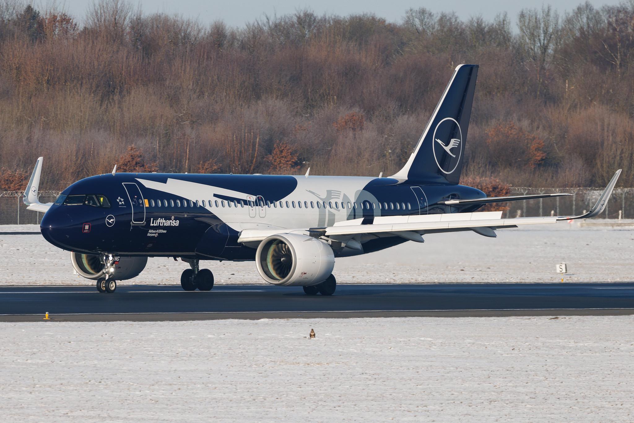 Hamburg Airport: Lufthansa (LH / DLH) | Livery: 100th Anniversary Livery | Airbus A320-271N A20N | D-AING | MSN 7588
