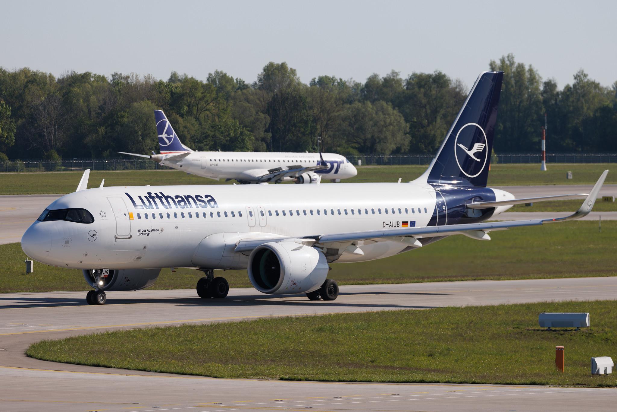 Munich Airport: Lufthansa (LH / DLH) | Airbus A320-271N A20N | D-AIJB | MSN 09493
