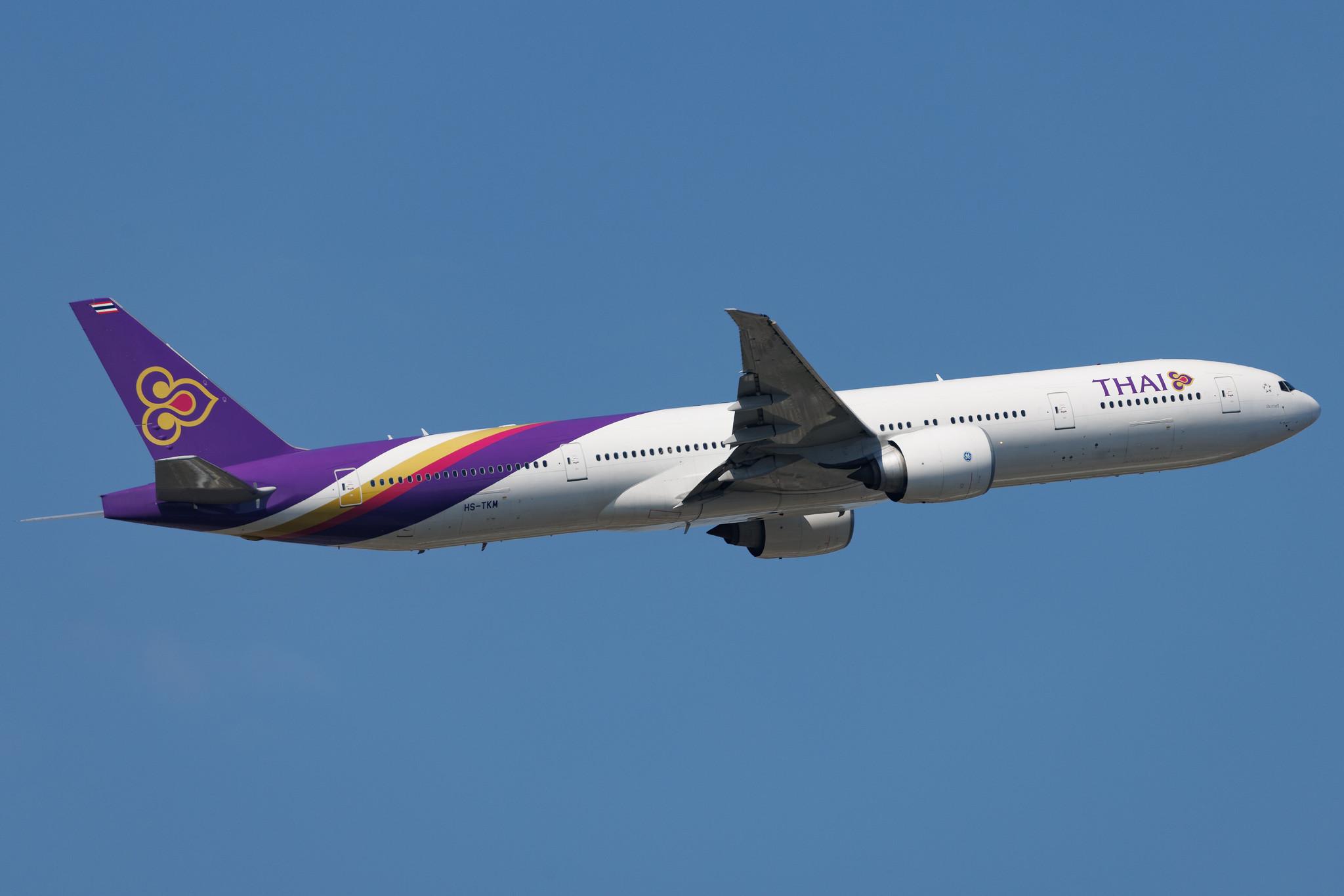 Frankfurt Airport: Thai Airways (TG / THA) | Boeing 777-3AL(ER) B77W | HS-TKM | MSN 41522