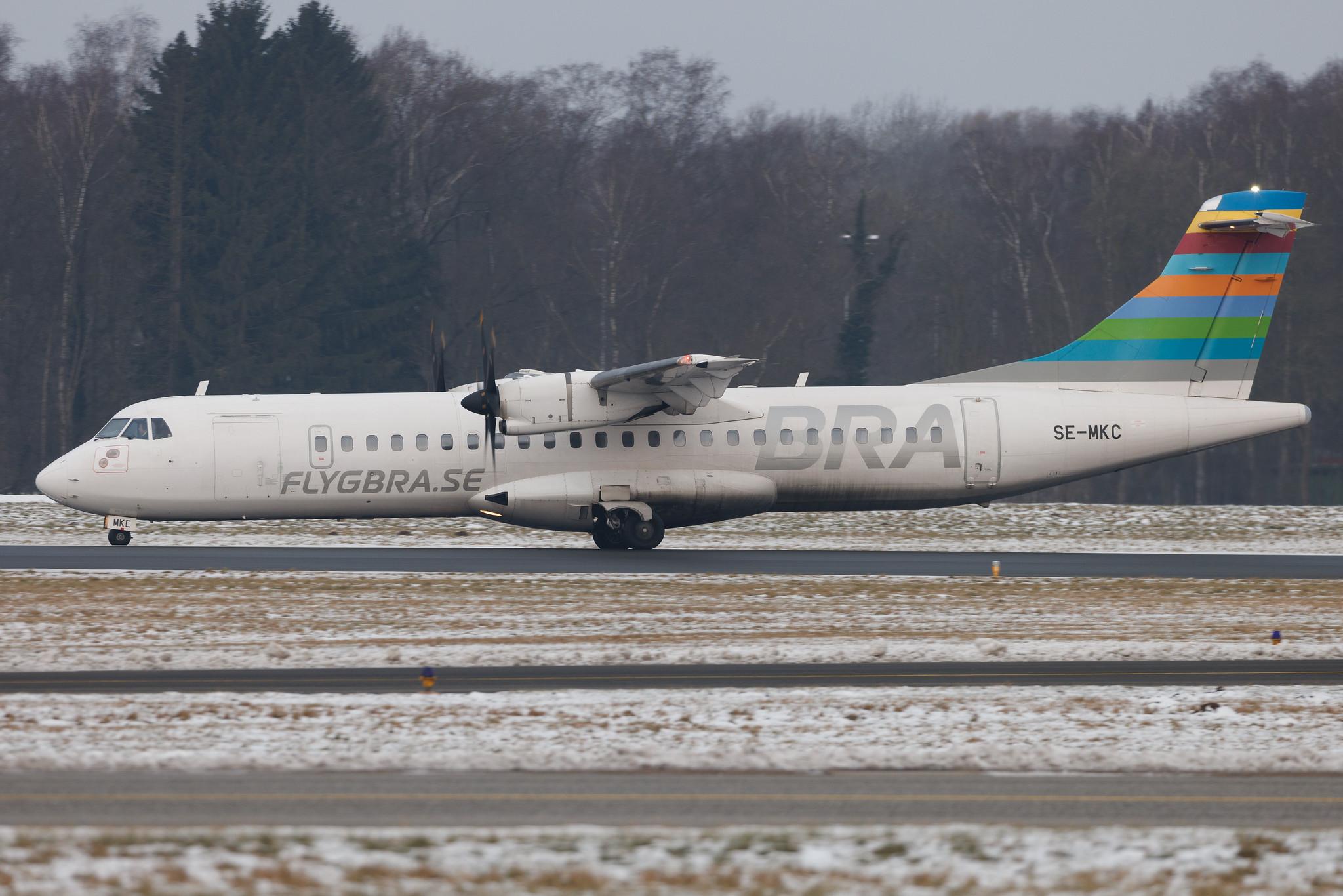 Hamburg Airport: BRA (TF / BRX) | ATR 72-600 AT76 | SE-MKC | MSN 1313