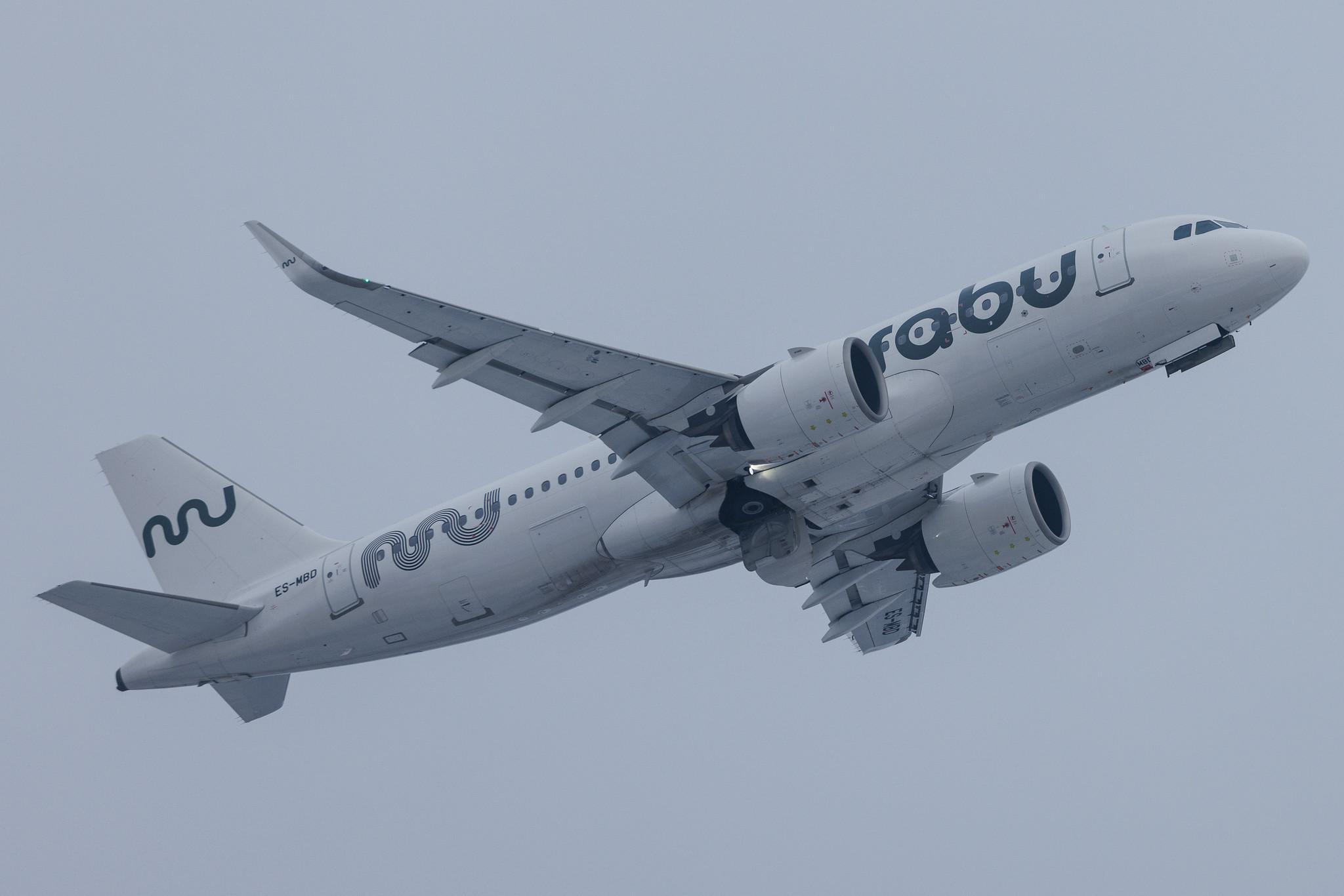 Hamburg Airport: Marabu (DI / MBU) |  Airbus A320-271N A20N | ES-MBD | MSN 08259