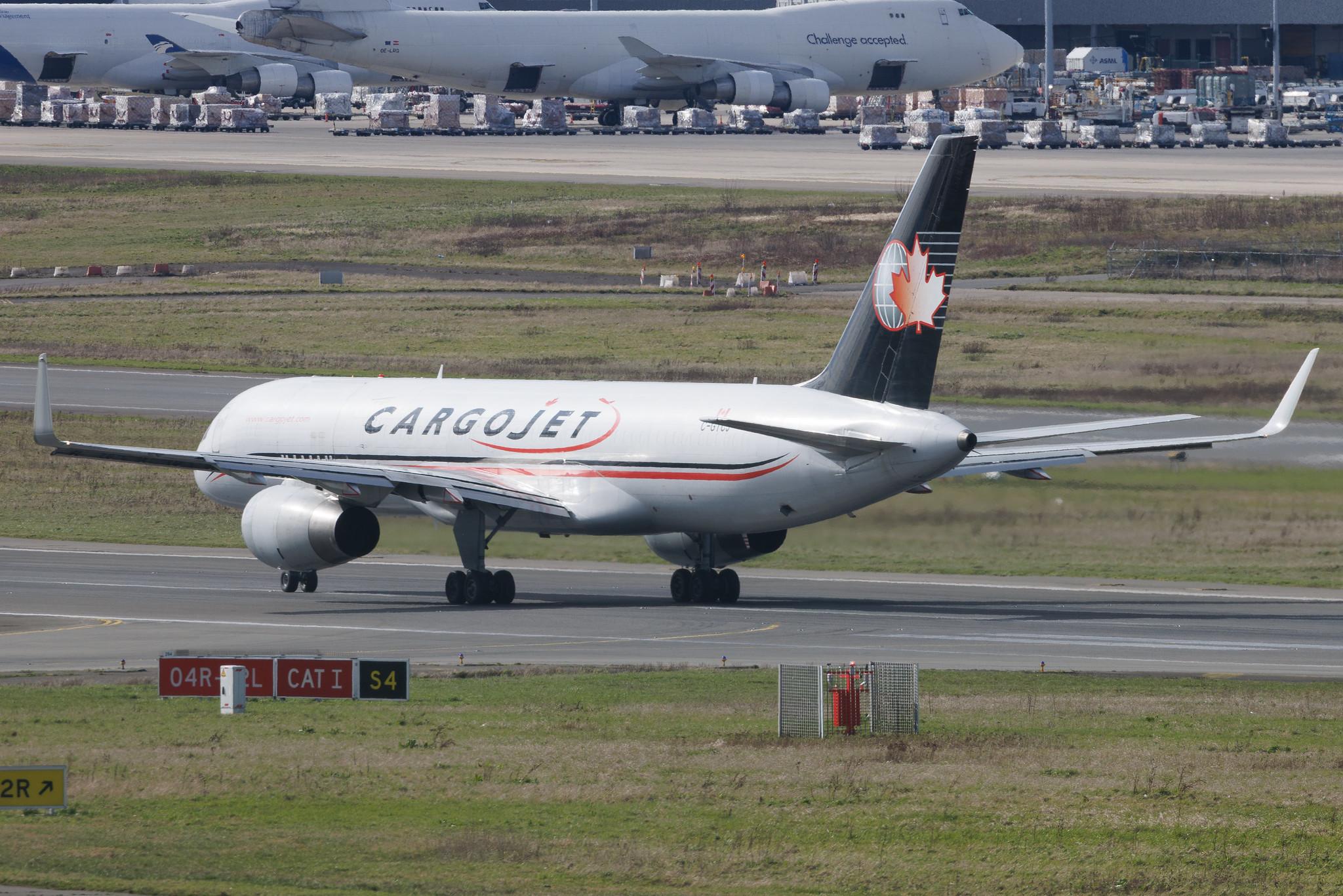 Liege Airport: Cargojet Airways (W8 / CJT) | Boeing 757-223(PCF) B752 | C-GTCJ | MSN 25730