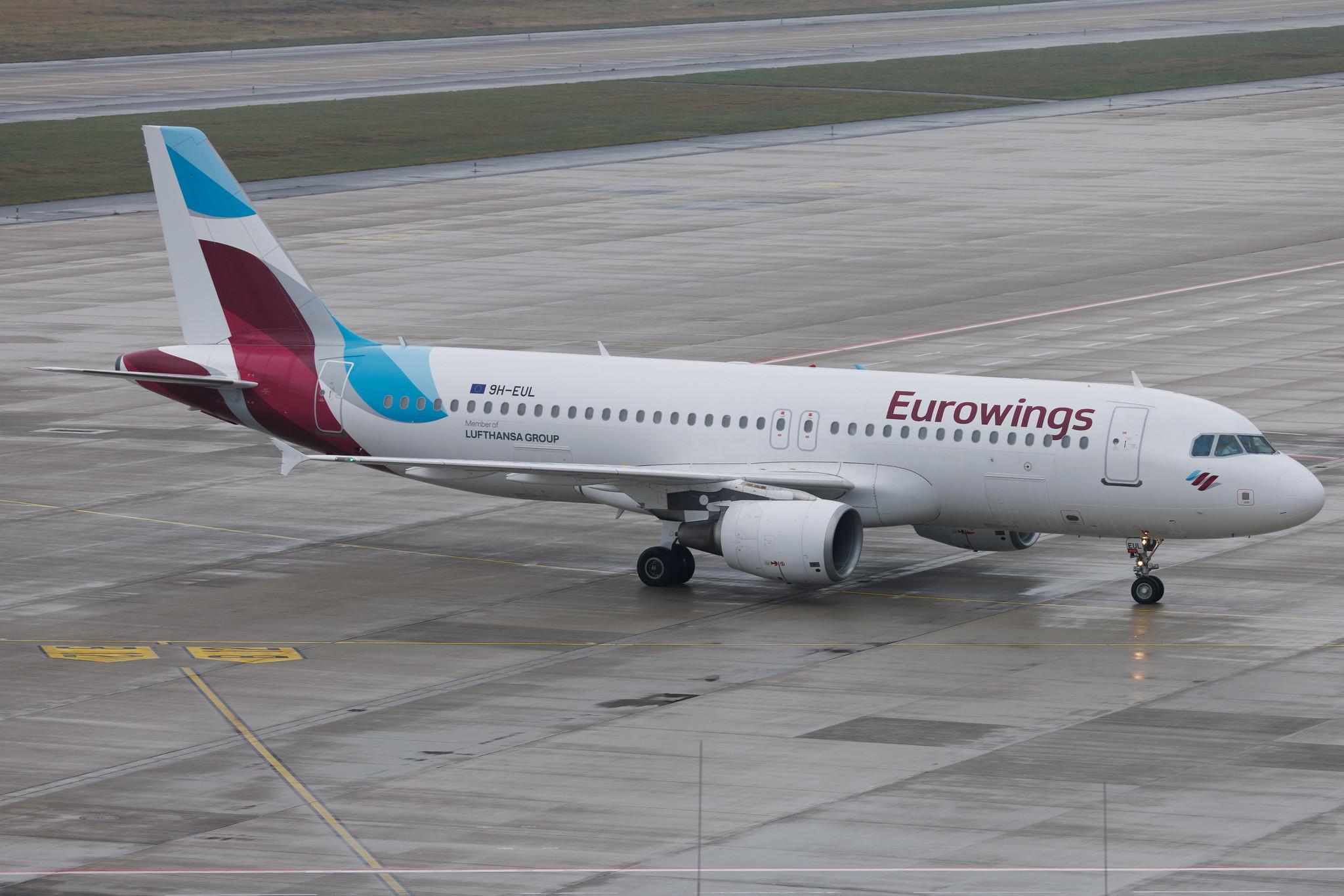 Köln Bonn Airport: Eurowings (EW / EWG) | Operator: Eurowings Europe | Airbus A320-214 A320 | 9H-EUL | MSN 03093