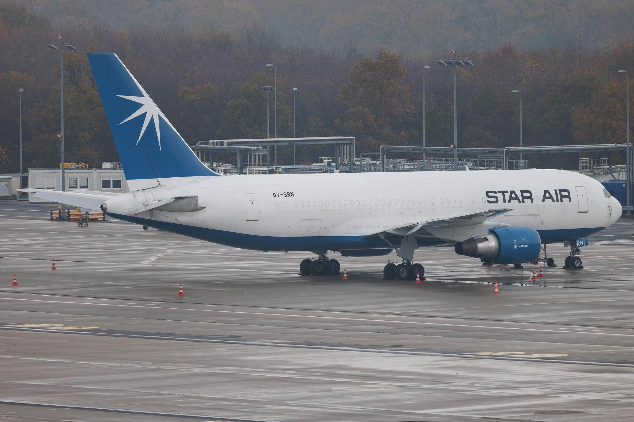 Köln Bonn Airport: Maersk Air Cargo (DJ / SRR) | Boeing 767-219(BDSF) B762 | OY-SRN | MSN 23326