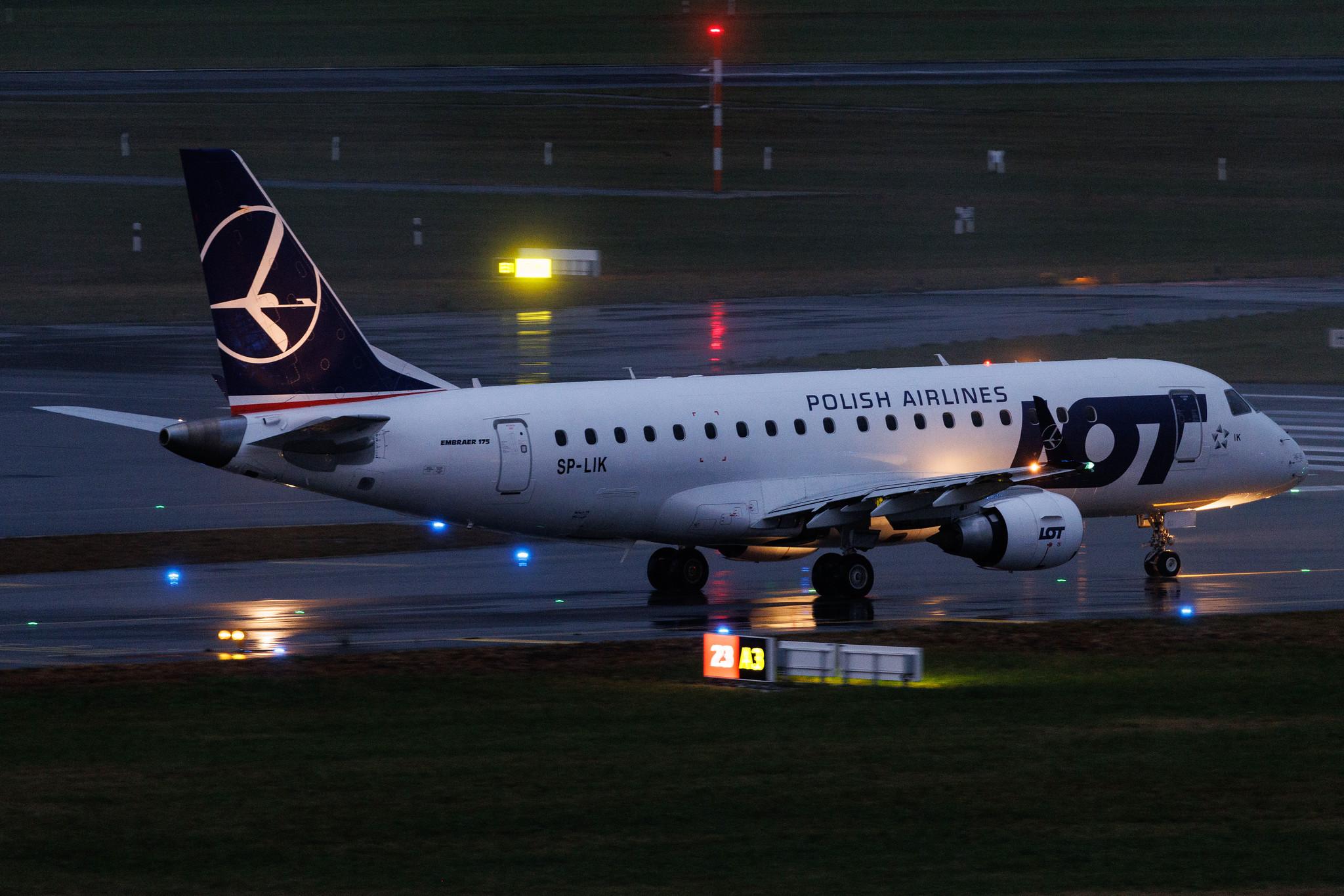 Hamburg Airport: LOT (LO / LOT) | Embraer E175LR E75S | SP-LIK | MSN 17000303