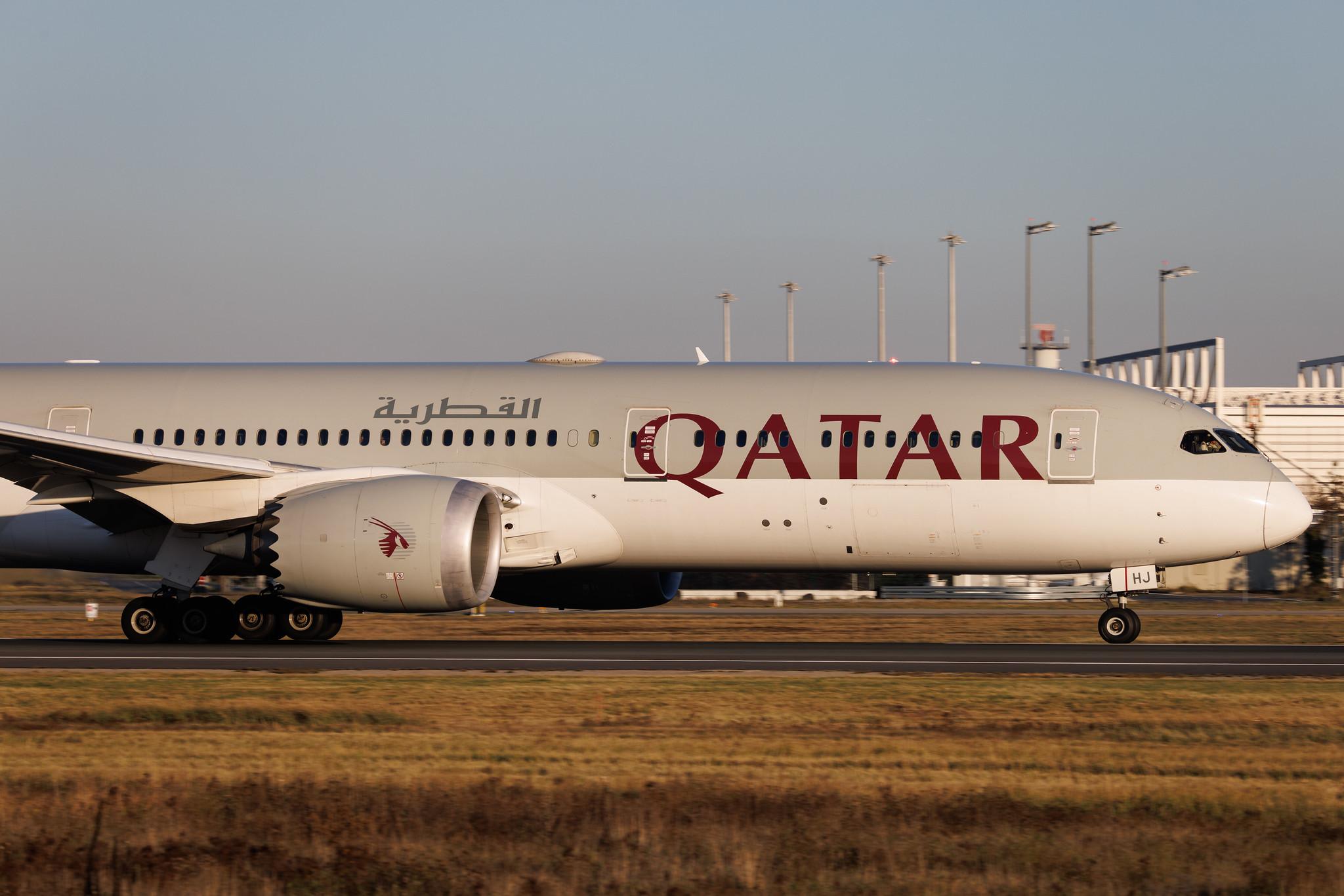 Frankfurt Airport: Qatar Airways (QR / QTR) | Boeing 787-9 Dreamliner B789 | A7-BHJ | MSN 64212