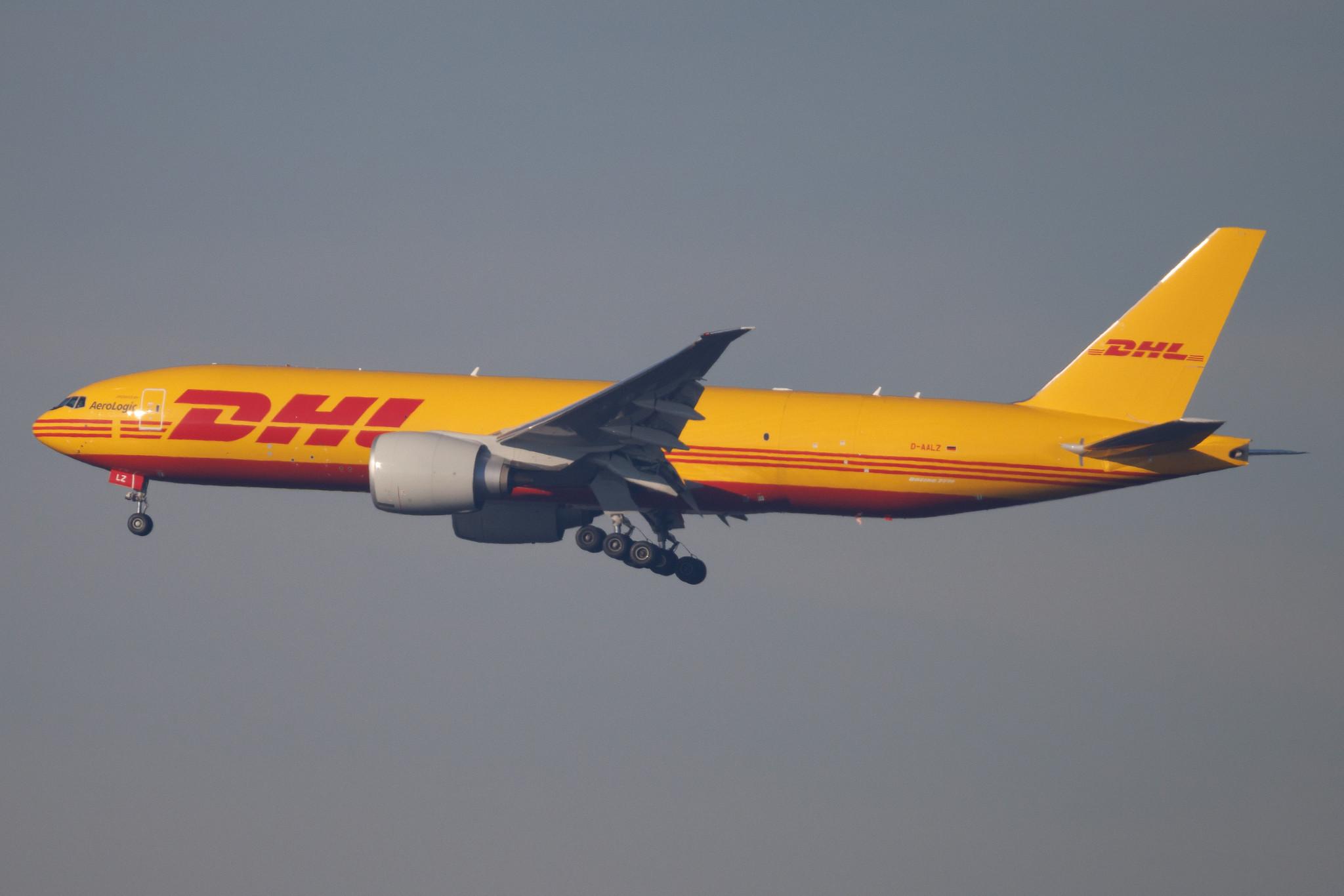 Frankfurt Airport: DHL (D0 / DHK) | Operator: AeroLogic | Boeing 777-F B77L | D-AALZ | MSN 68147