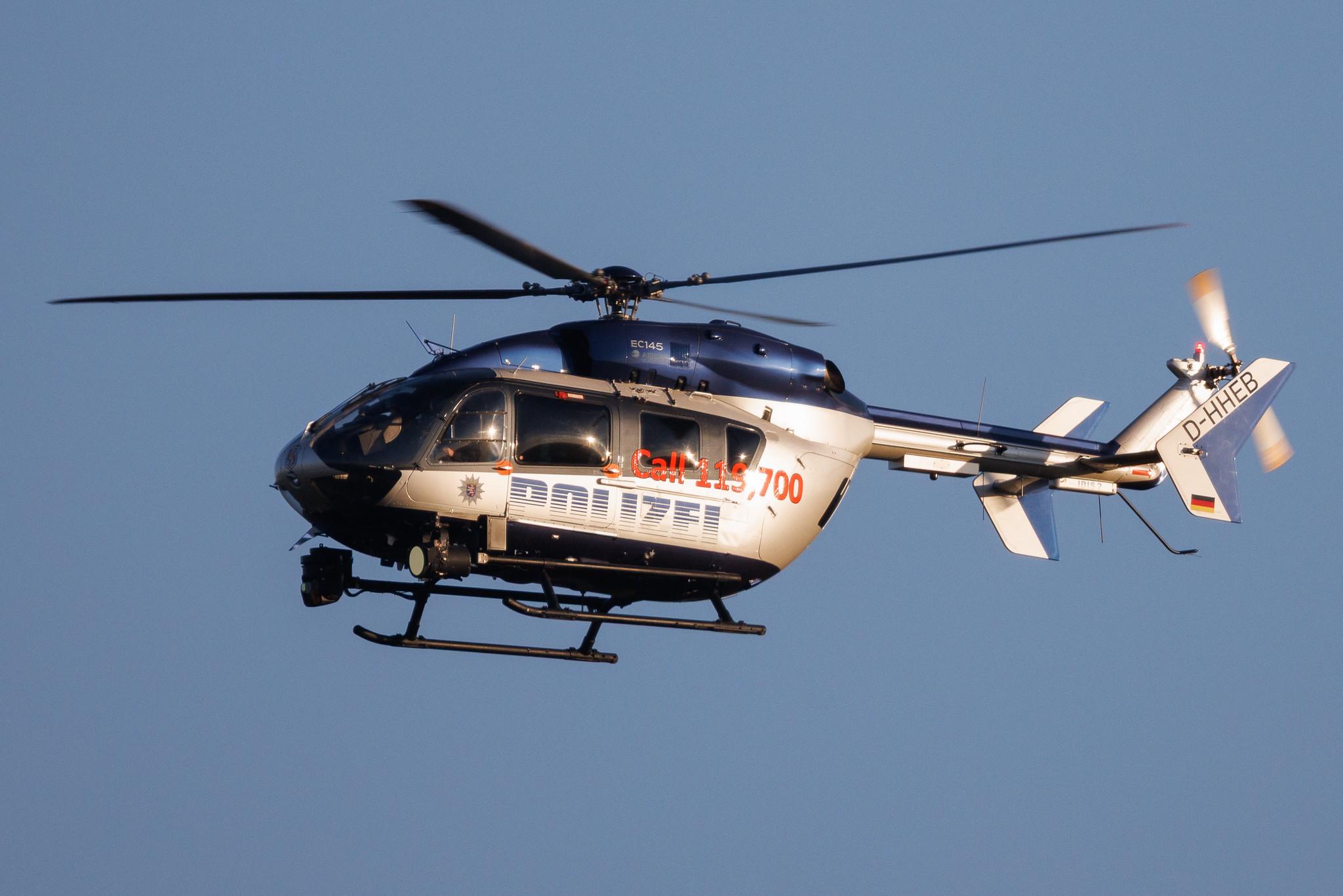 Frankfurt Airport: Polizei Hessen | Airbus Helicopters H145 EC45 | D-HHEB | MSN 9070