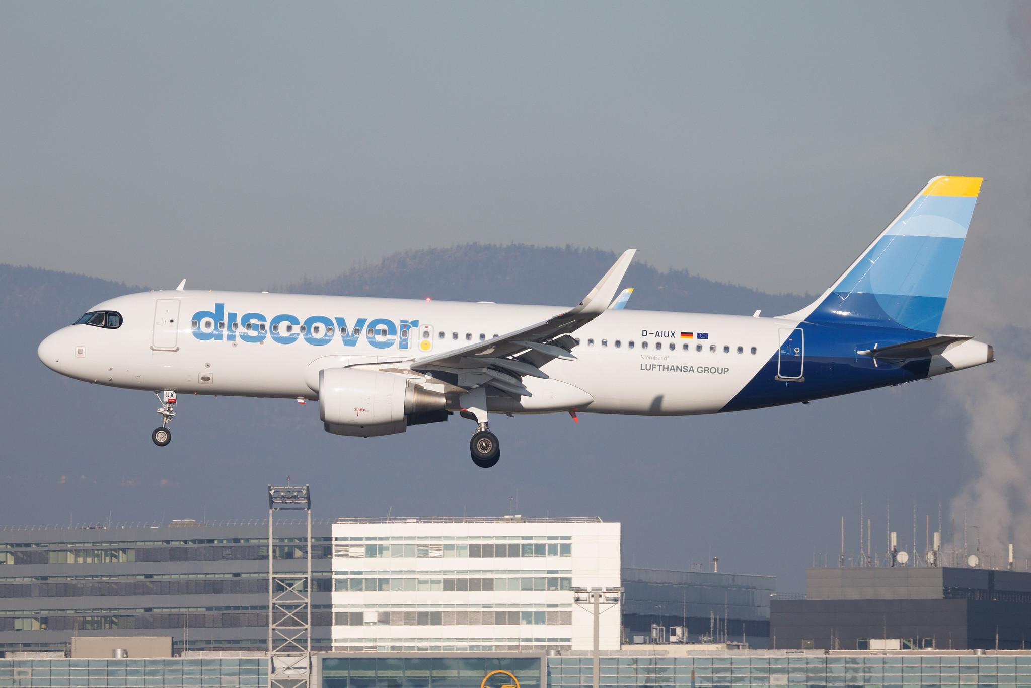 Frankfurt Airport: Discover Airlines (4Y / OCN) | Airbus A320-214 A320 | D-AIUX | MSN 7256