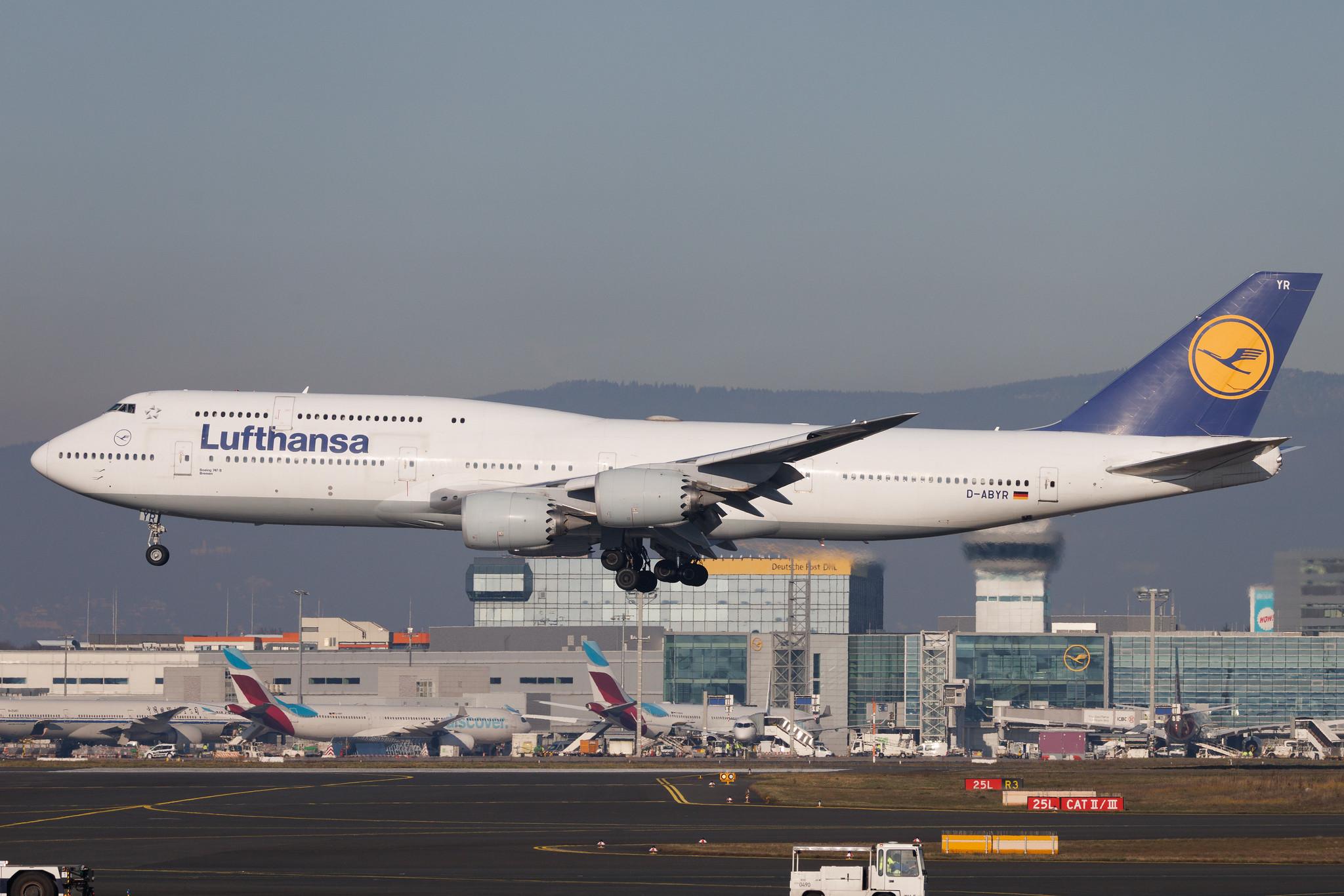 Frankfurt Airport: Lufthansa (LH / DLH) | Boeing 747-830 B748 | D-ABYR | MSN 37842