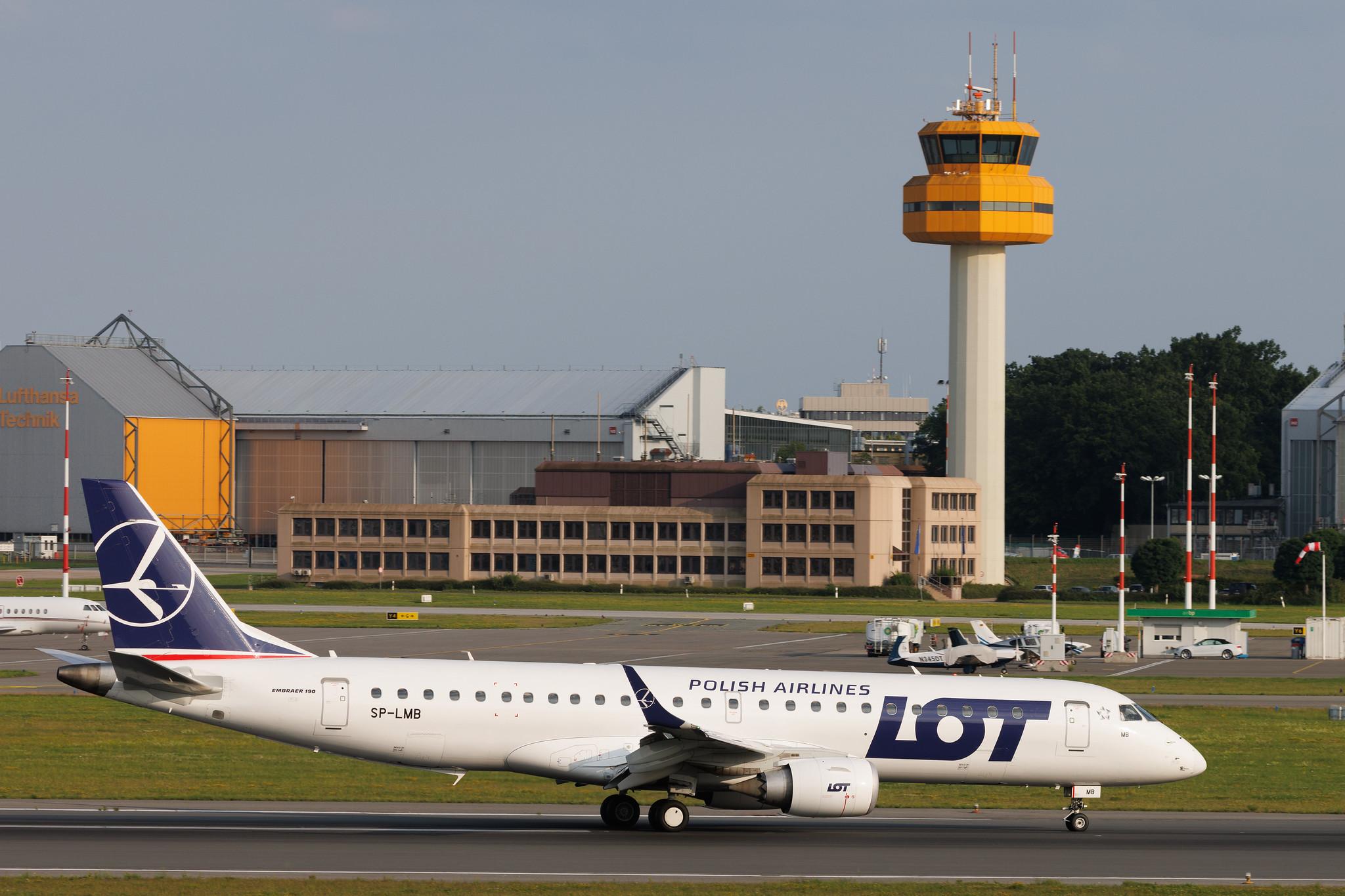 Hamburg Airport: LOT (LO / LOT) | Embraer E190STD E190 | SP-LMB | MSN 19000762