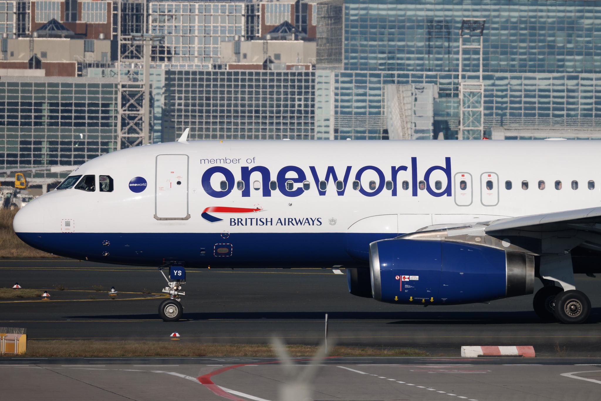 Frankfurt Airport: British Airways (BA / BAW) | Livery: Oneworld Livery | Airbus A320-232 A320 | G-EUYS | MSN 5948