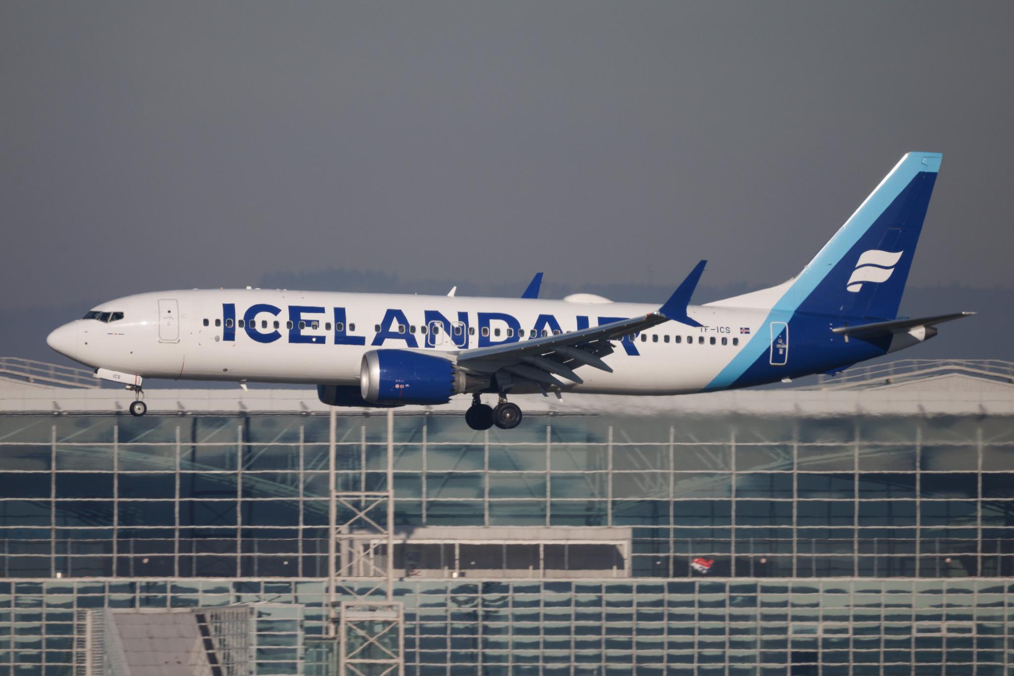 Frankfurt Airport: Icelandair (FI / ICE) | Boeing 737 MAX 8 B38M | TF-ICS | MSN 44569